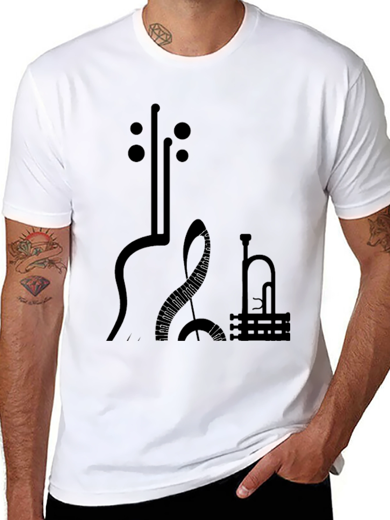 Musical Instrument Graphic Tee