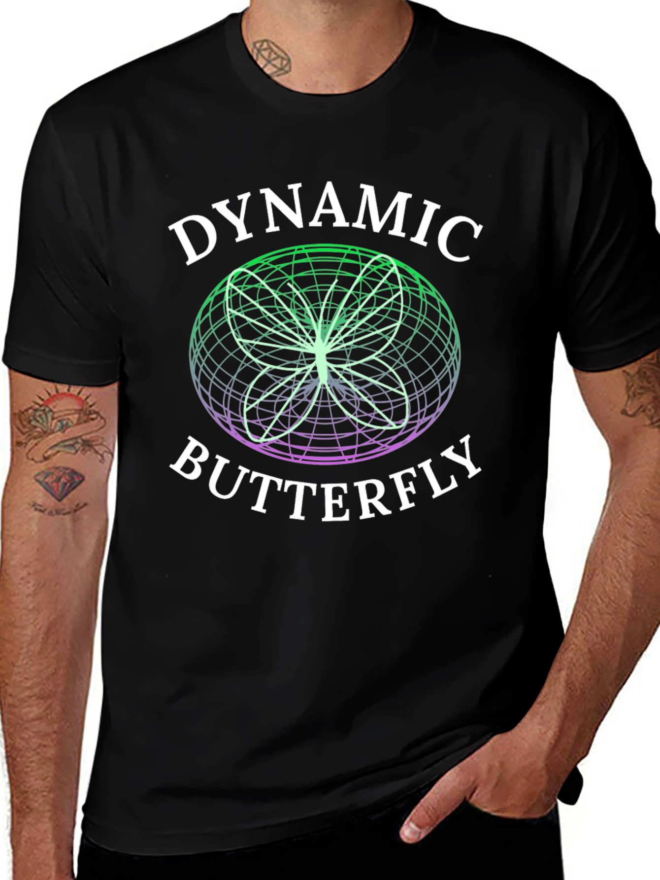 Dynamic Butterfly Graphic Tee - Unique Design