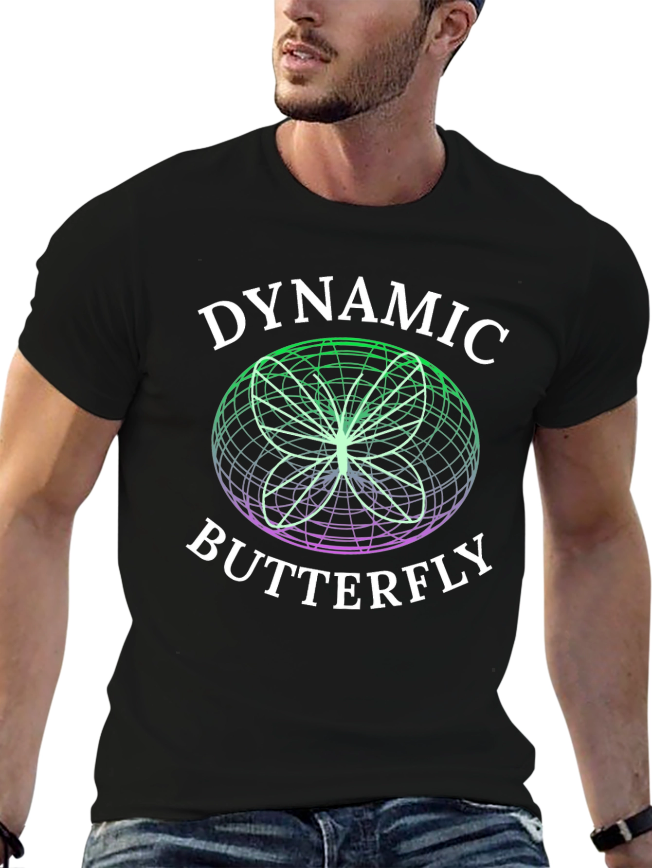 Dynamic Butterfly Graphic Tee - Unique Design