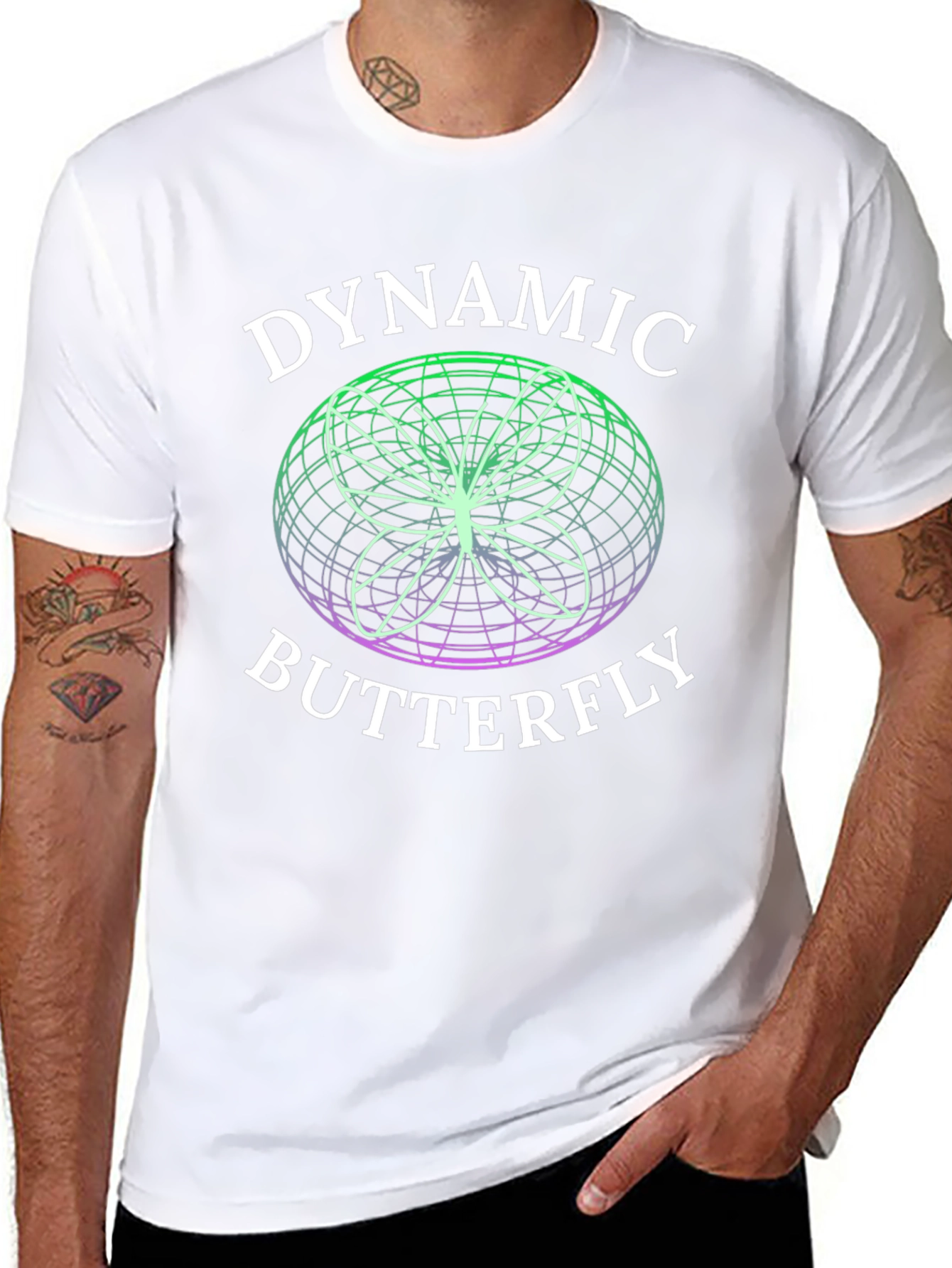 Dynamic Butterfly Graphic Tee - Unique Design
