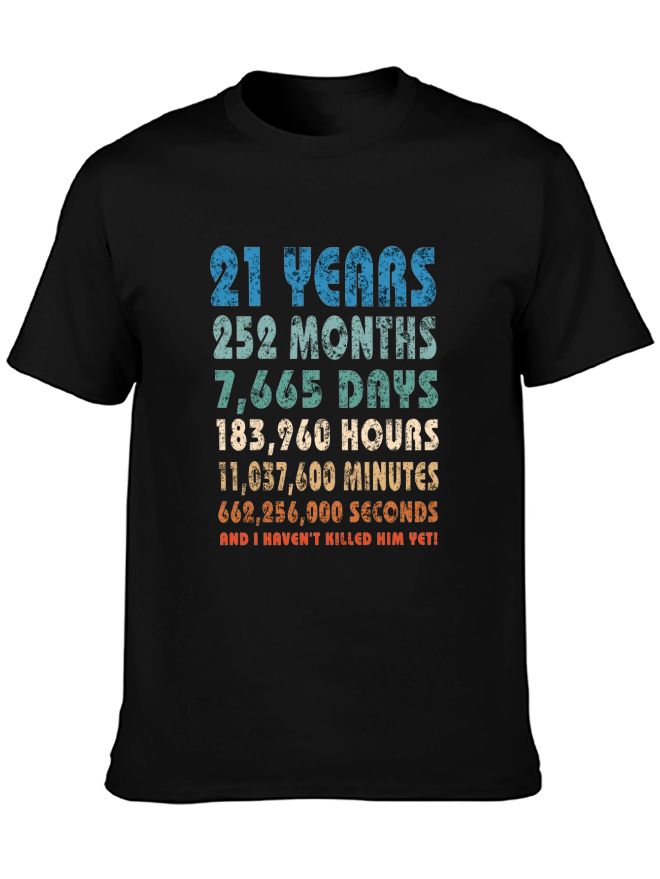 21st Birthday Gag Gift T-Shirt - Funny Anniversary