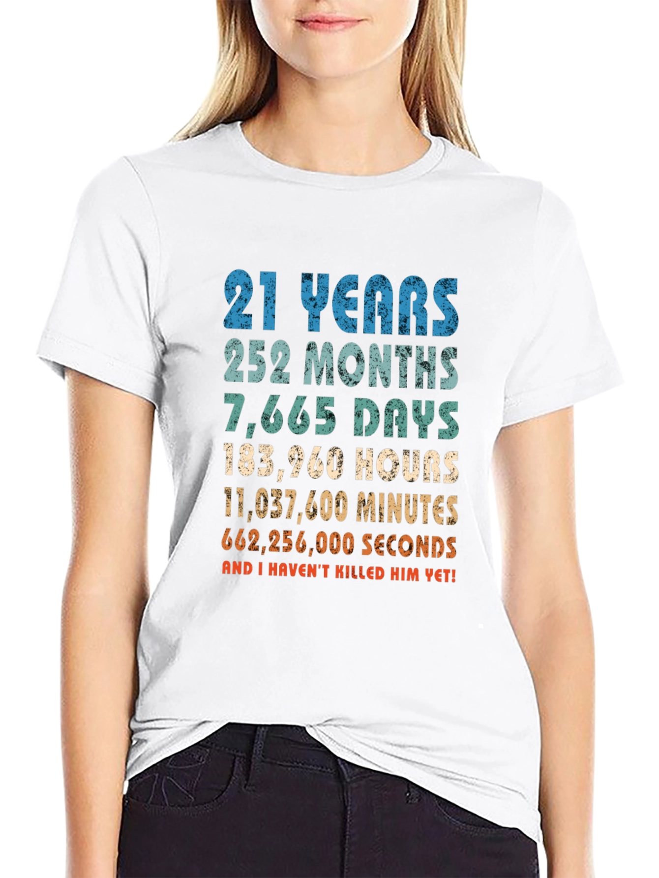 21st Birthday Gag Gift T-Shirt - Funny Anniversary