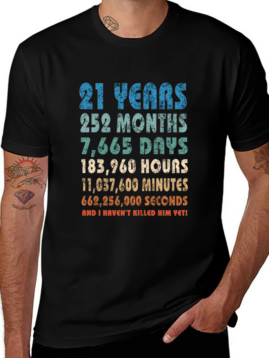 21st Birthday Gag Gift T-Shirt - Funny Anniversary