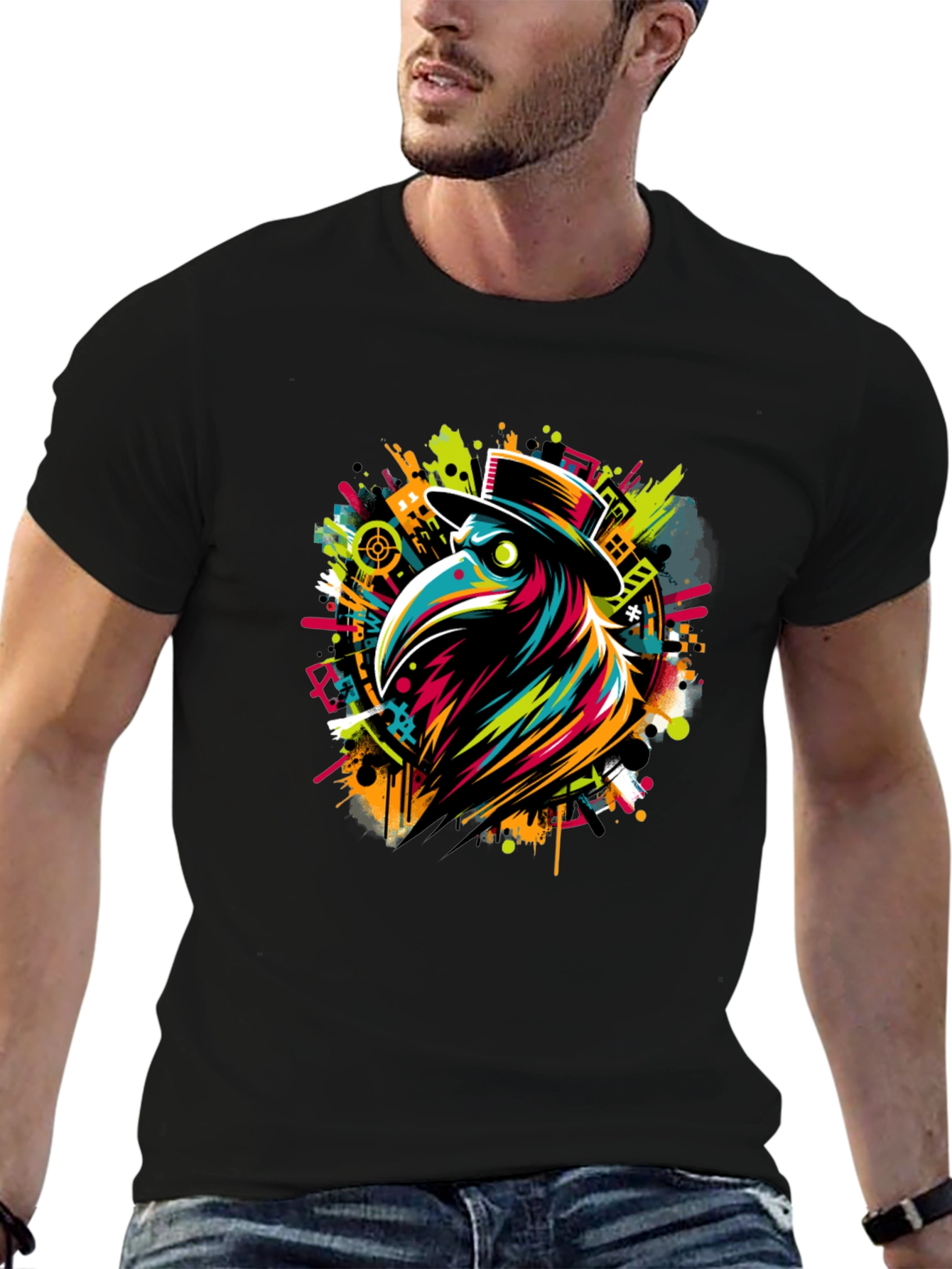 Plague Doctor T-Shirt - Vivid Graphic Tee