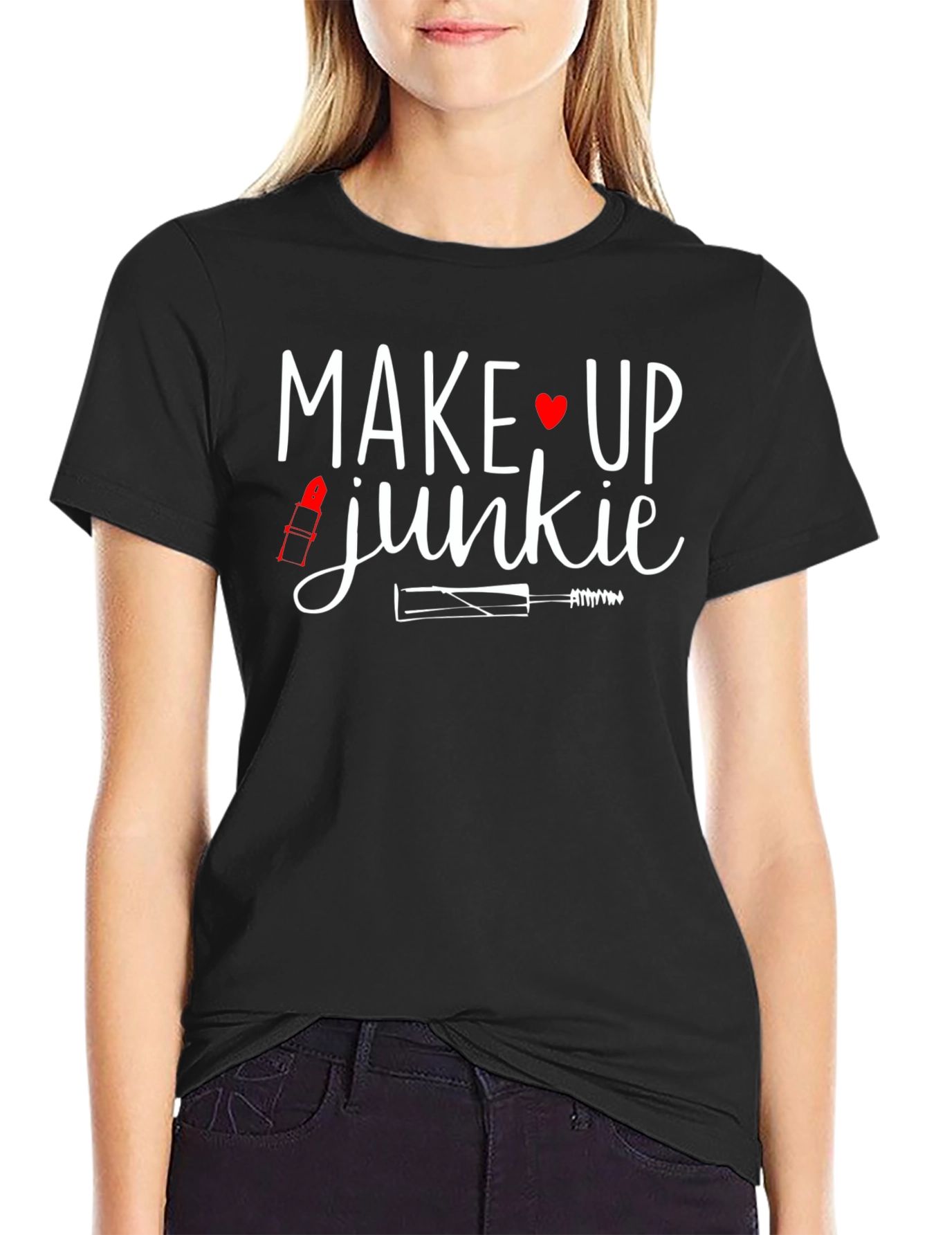 Makeup Junkie Graphic T-Shirt - Fun & Stylish
