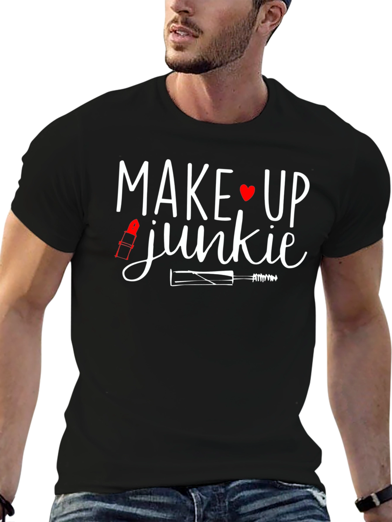 Makeup Junkie Graphic T-Shirt - Fun & Stylish