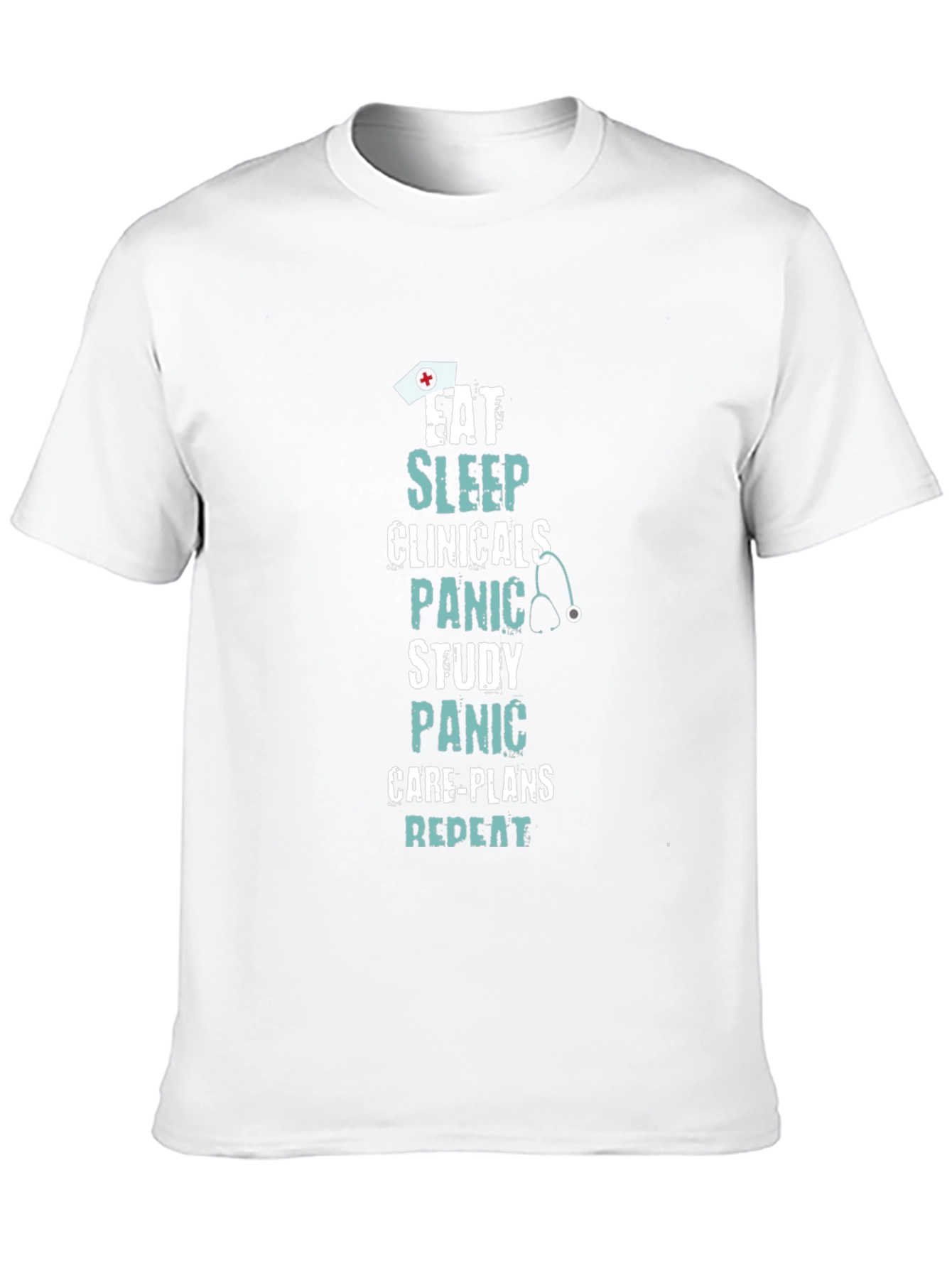 Eat Sleep Clinicals Funny Nurse T-Shirt