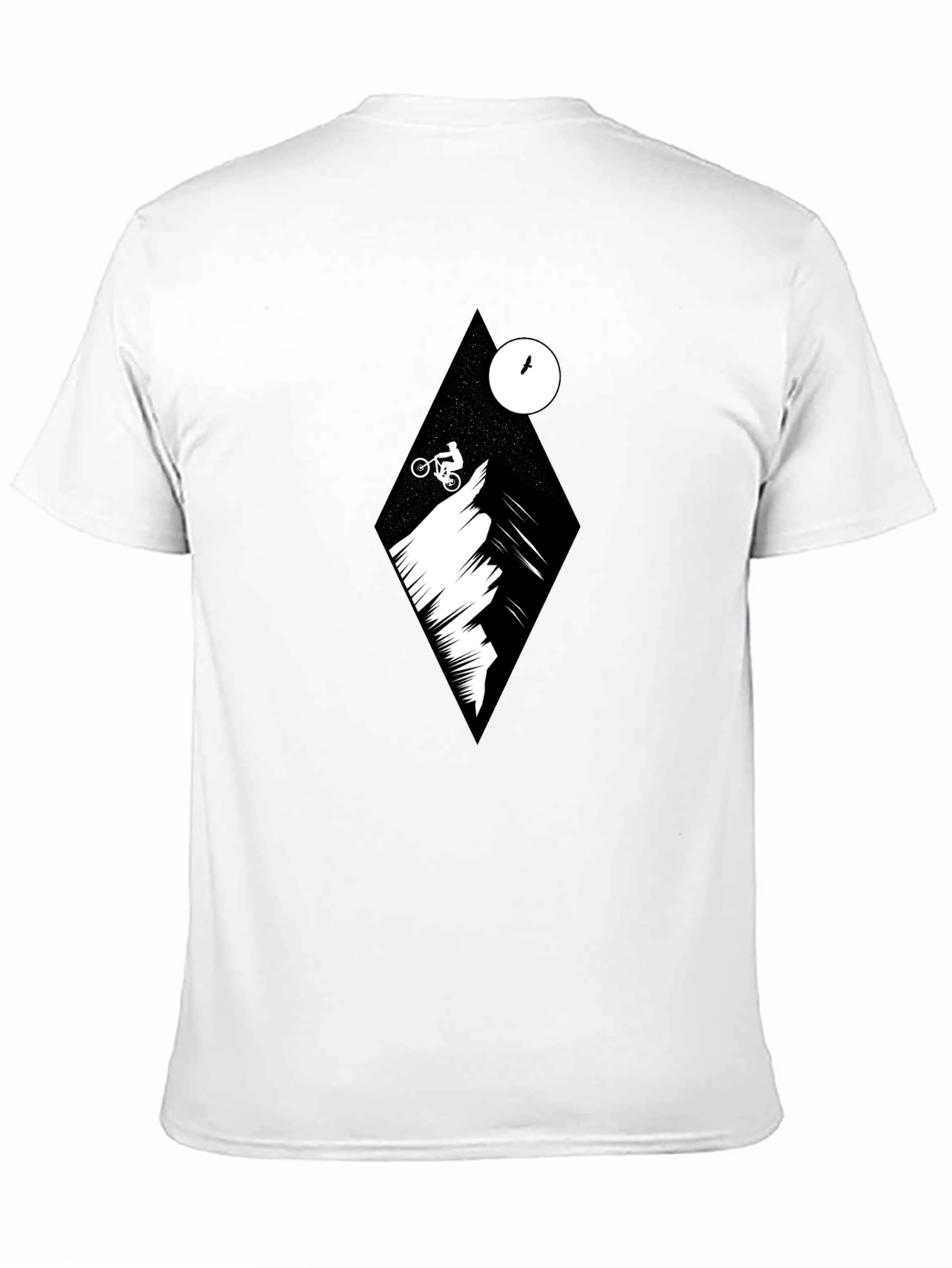 Mountain Biker Graphic Tee - Black
