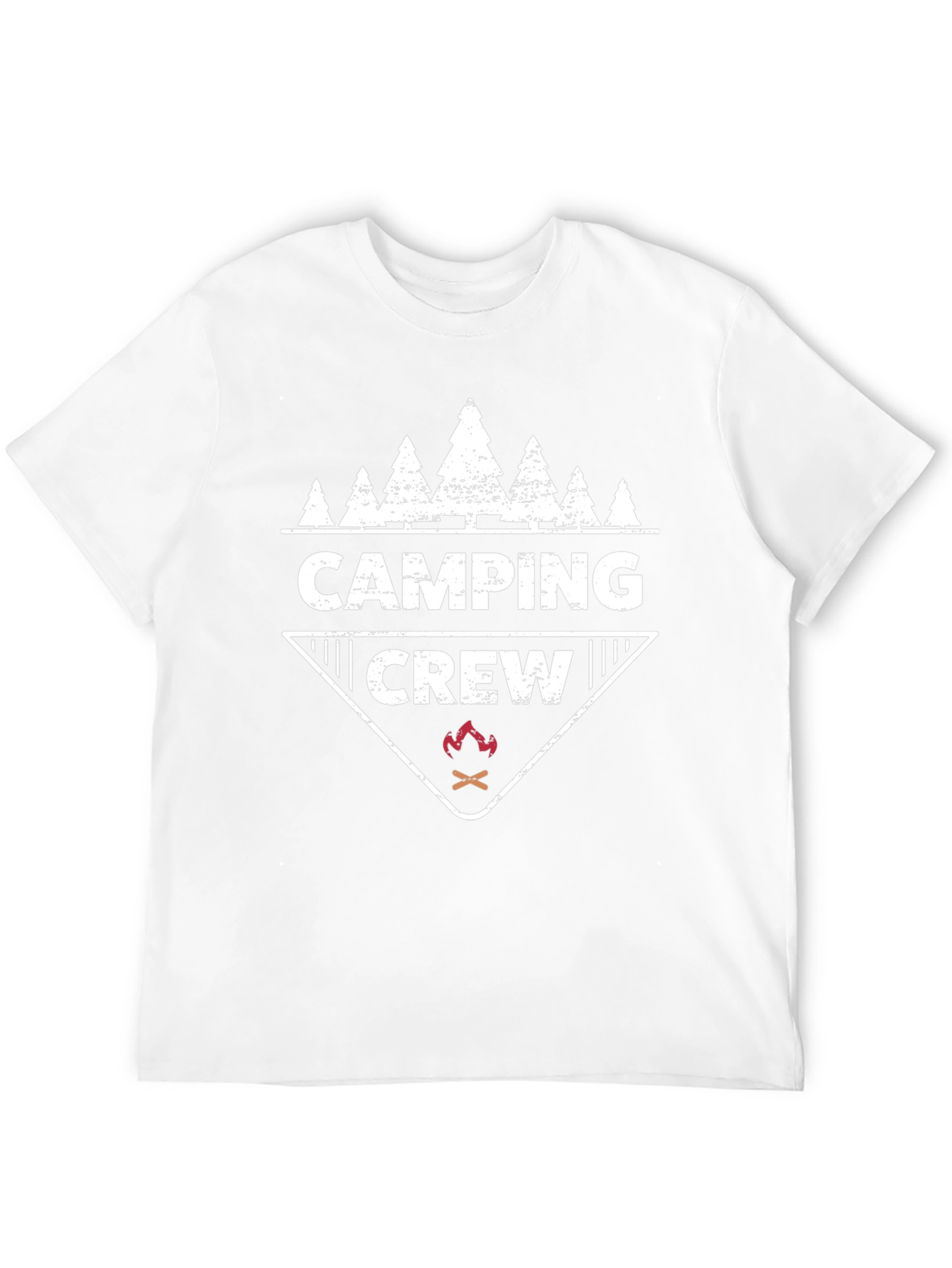 Camping Crew Black Graphic Tee Shirt