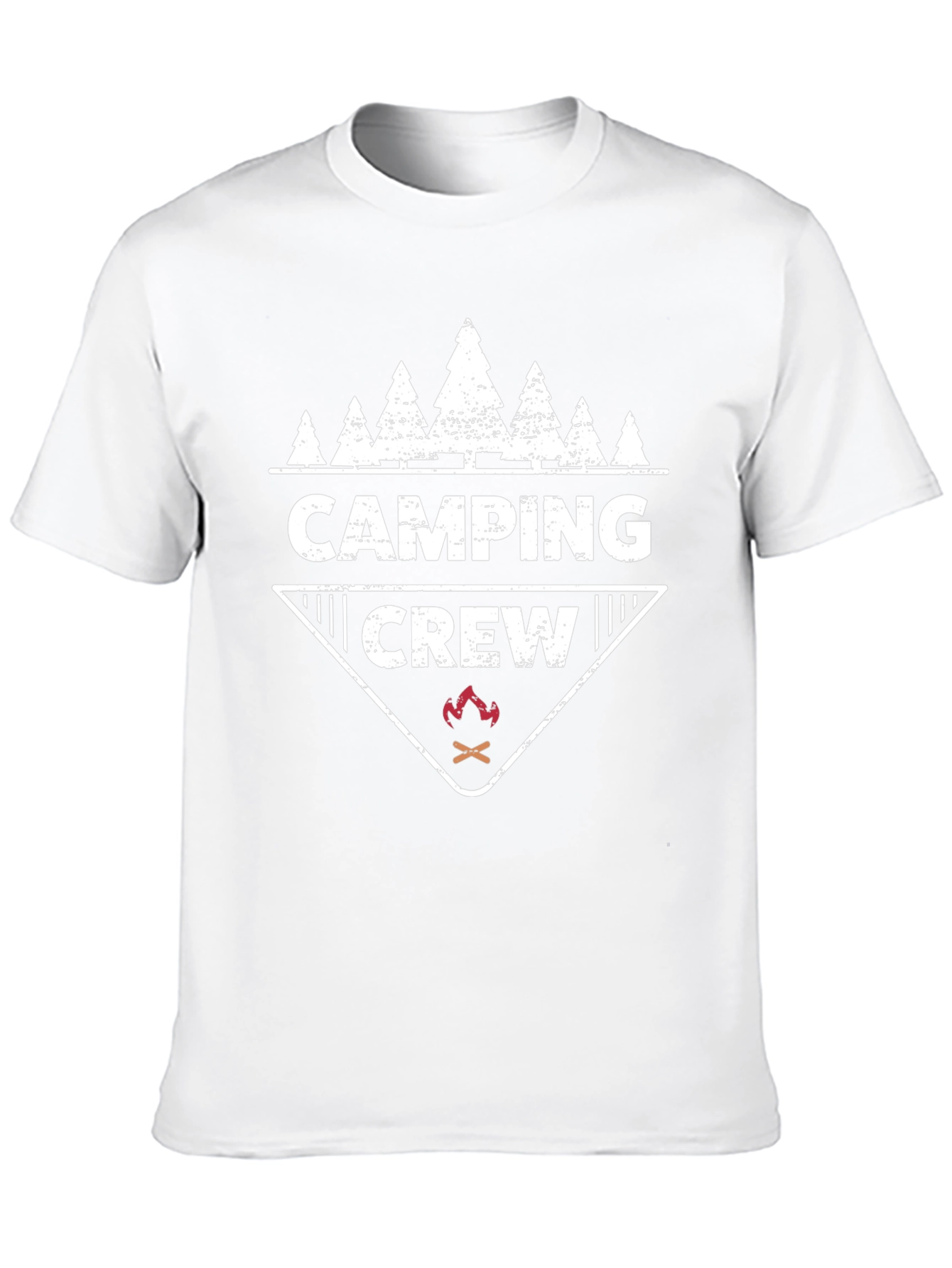 Camping Crew Black Graphic Tee Shirt