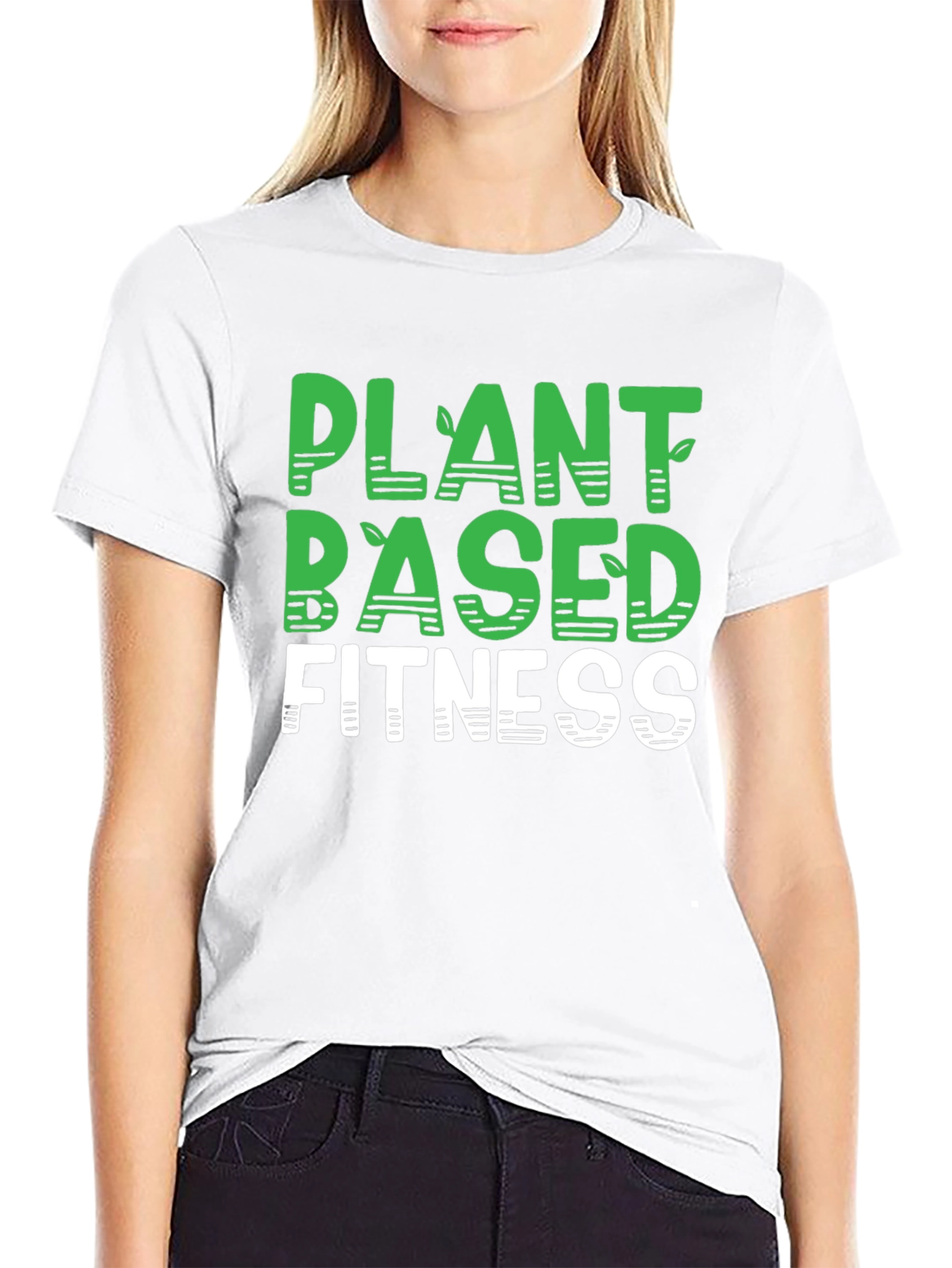 Plant Based Fitness Black T-Shirt