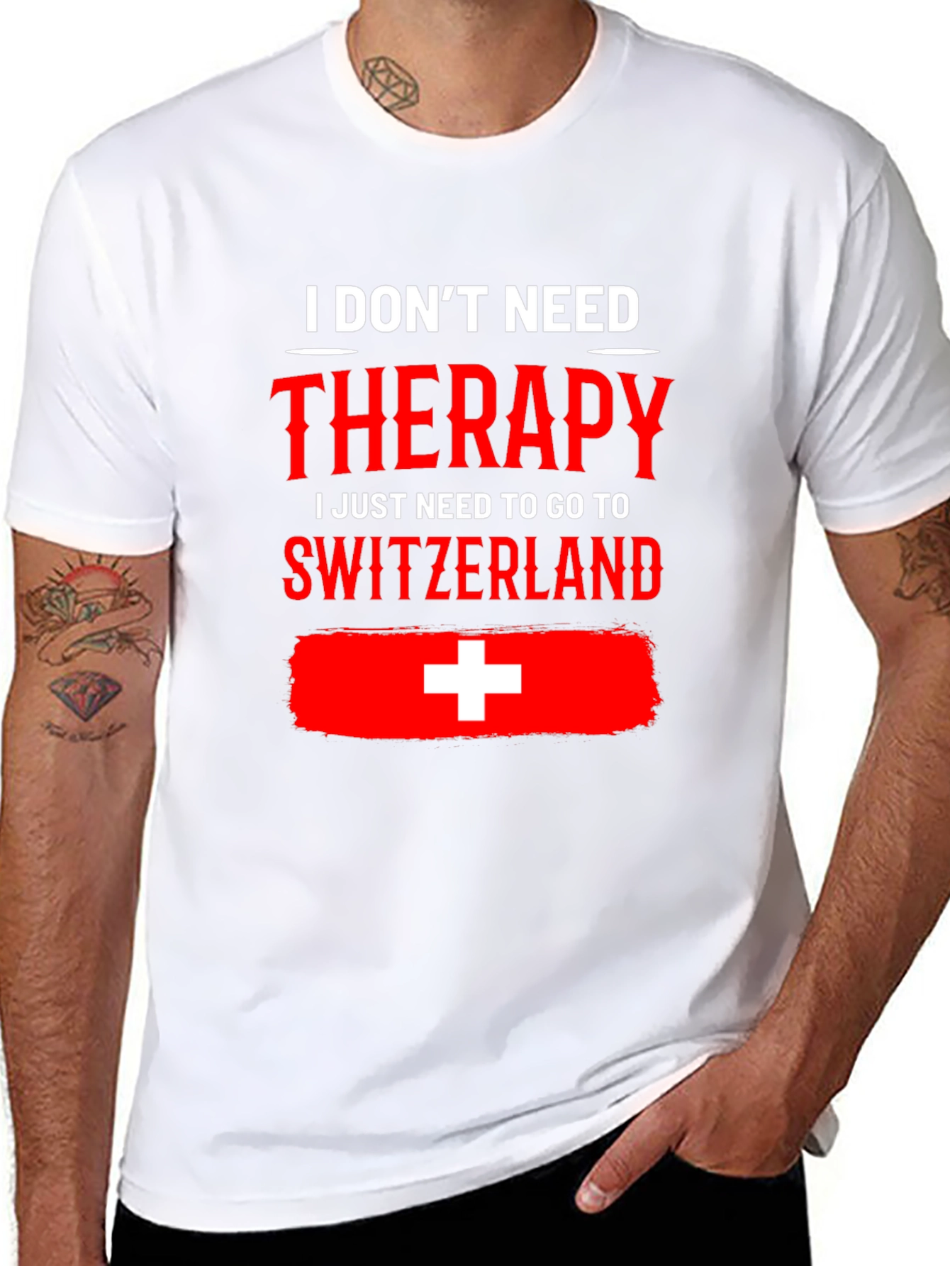 Switzerland Therapy Graphic Tee