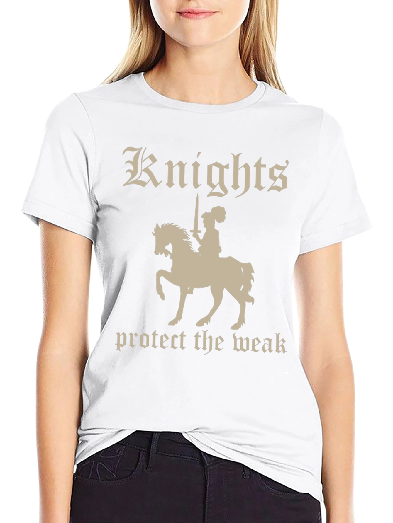 Knights Protect the Weak Graphic T-Shirt