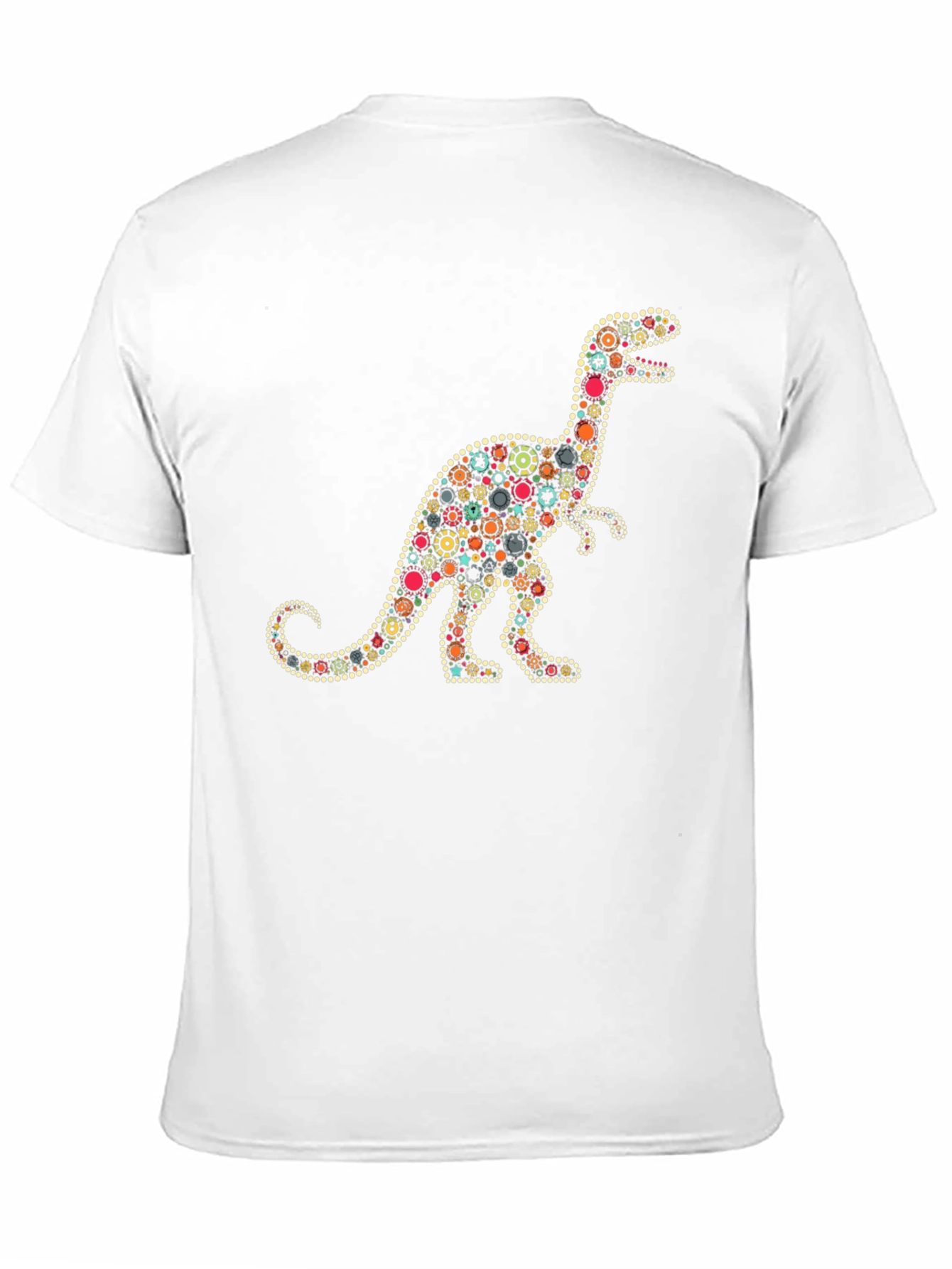 Dino Gears Graphic Tee - Stylish Black T-Shirt