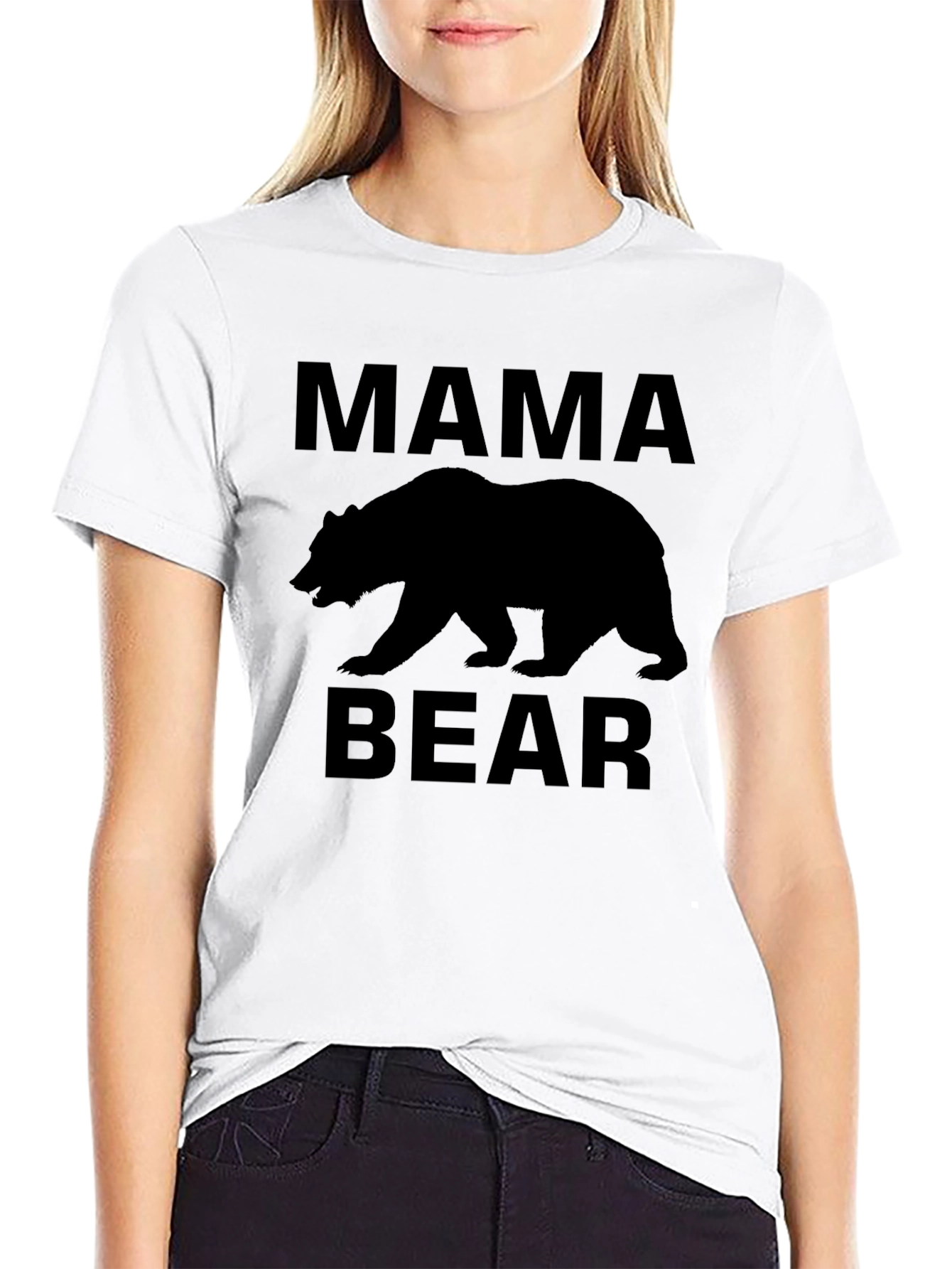 Mama Bear Black Graphic Tee