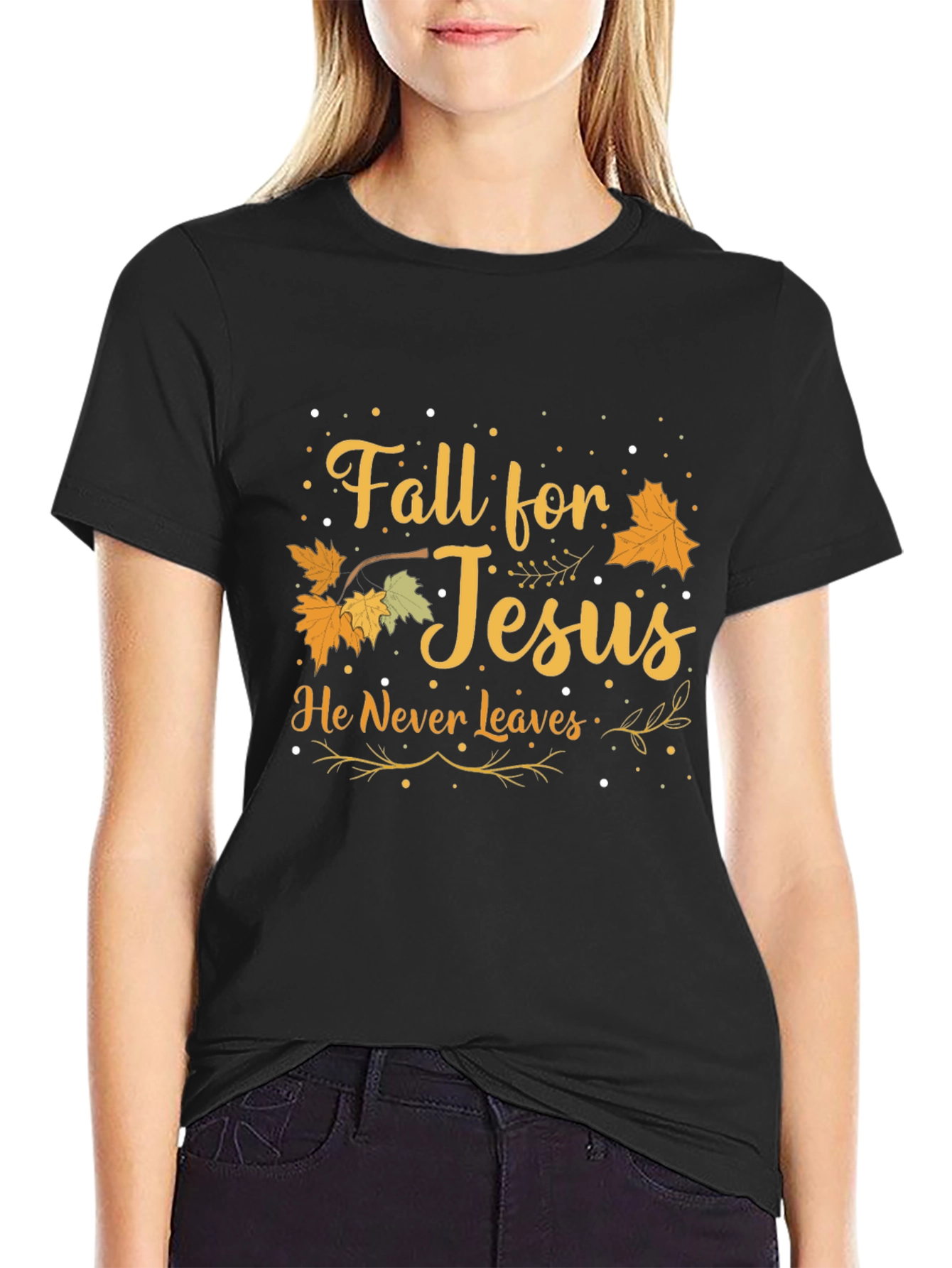 Fall for Jesus Graphic T-Shirt