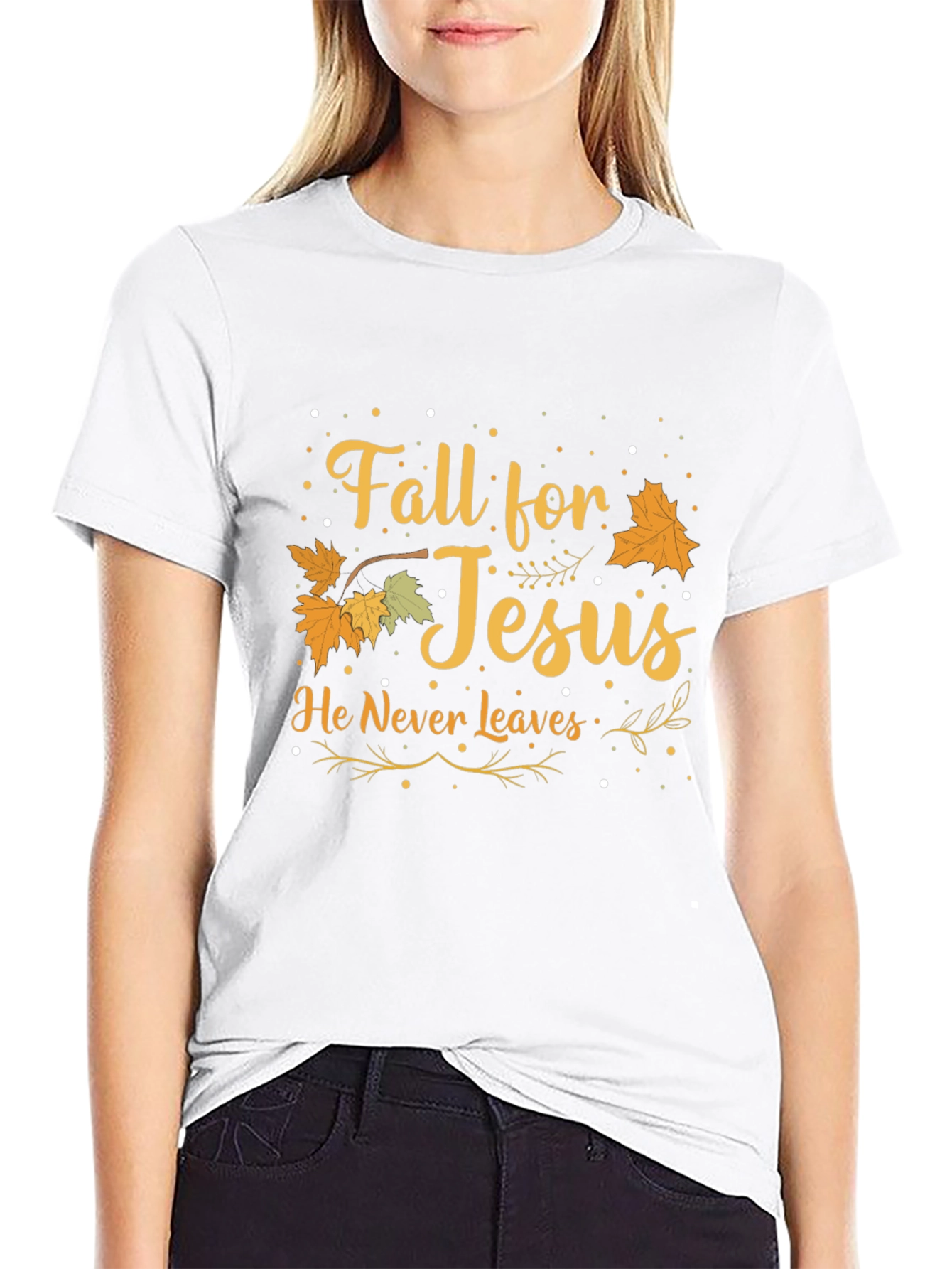 Fall for Jesus Graphic T-Shirt
