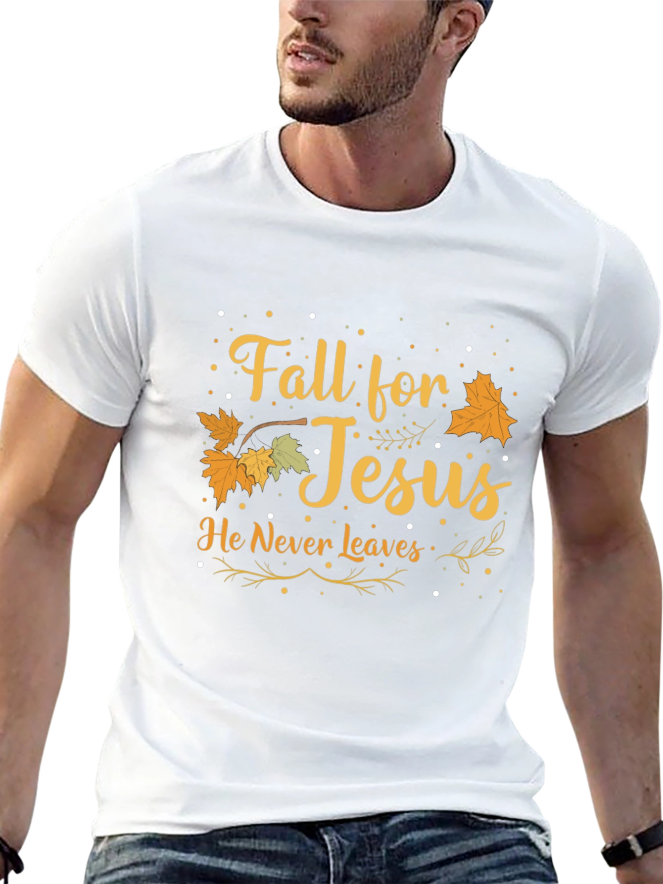 Fall for Jesus Graphic T-Shirt