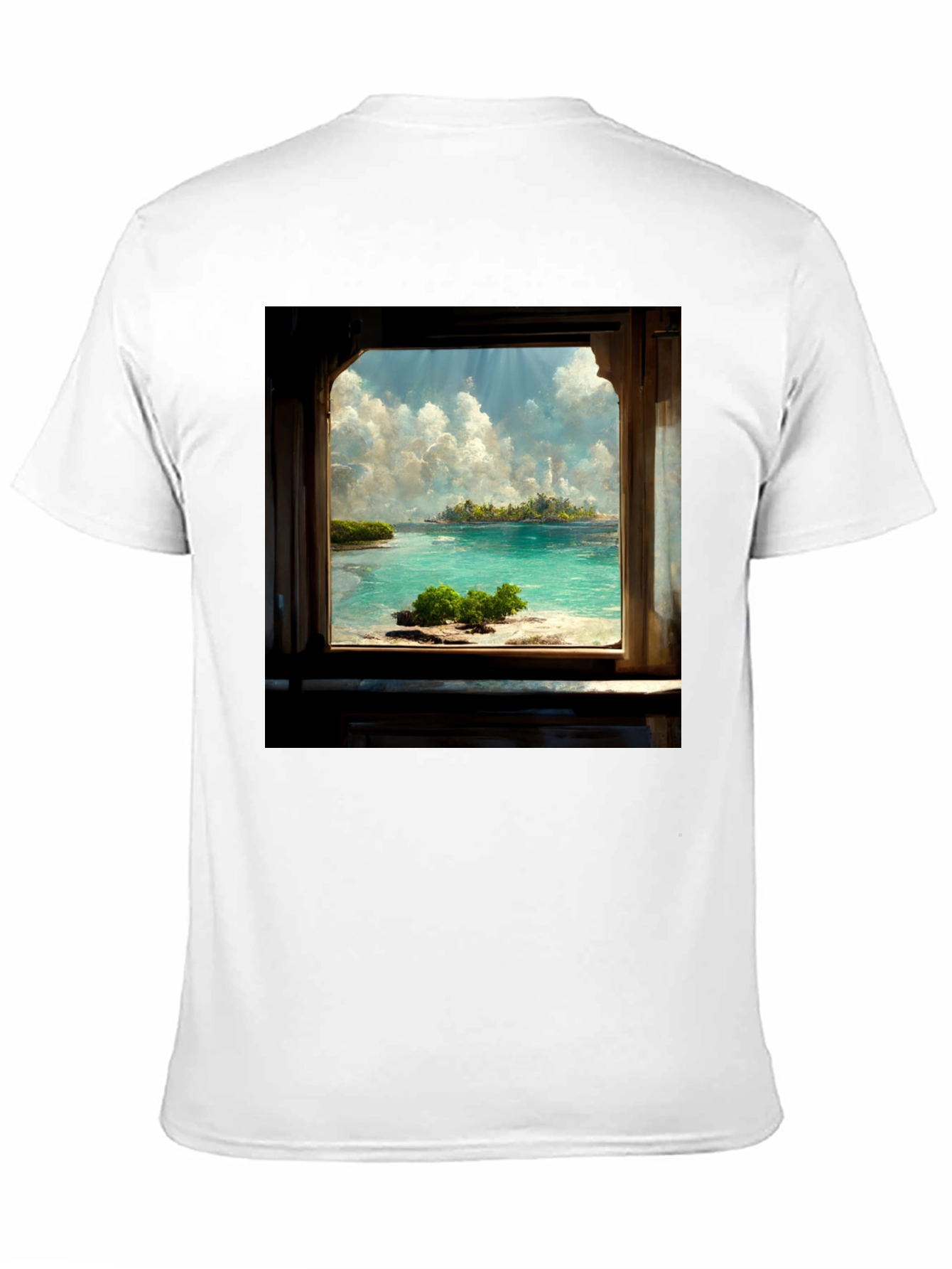 Island View Black Tee