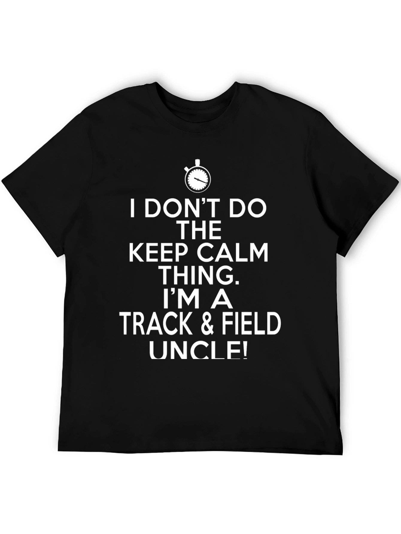 Track & Field Uncle T-Shirt Funny Sports Gift