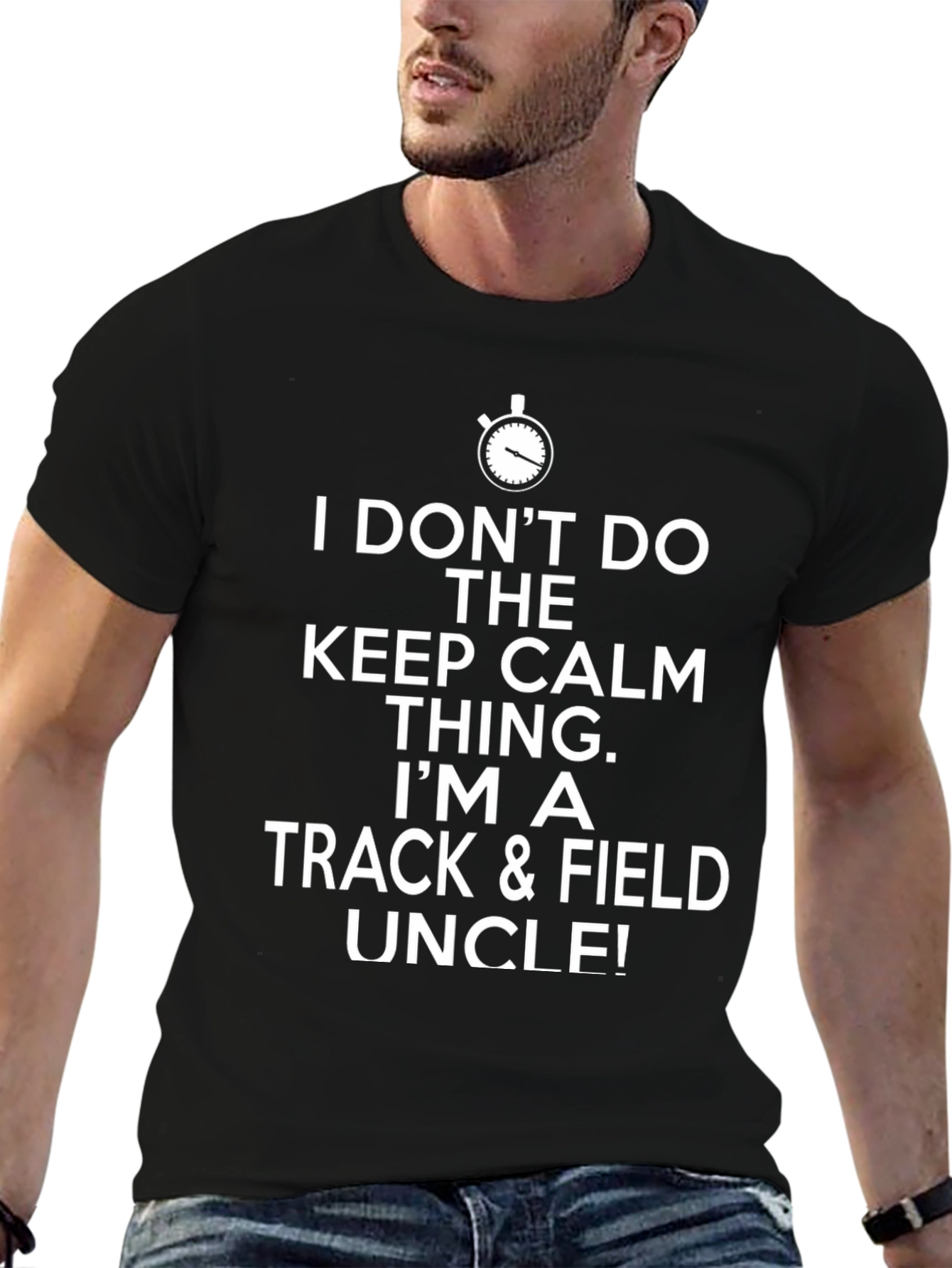 Track & Field Uncle T-Shirt Funny Sports Gift