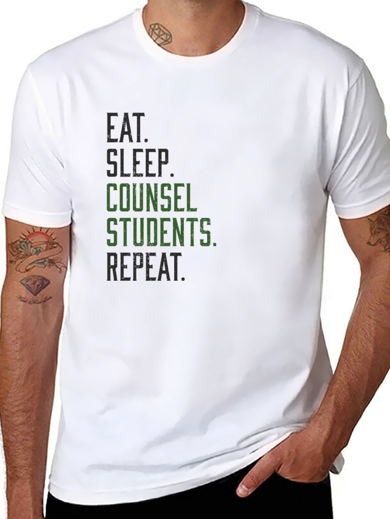 Counsel Students T-Shirt - Black Graphic Tee