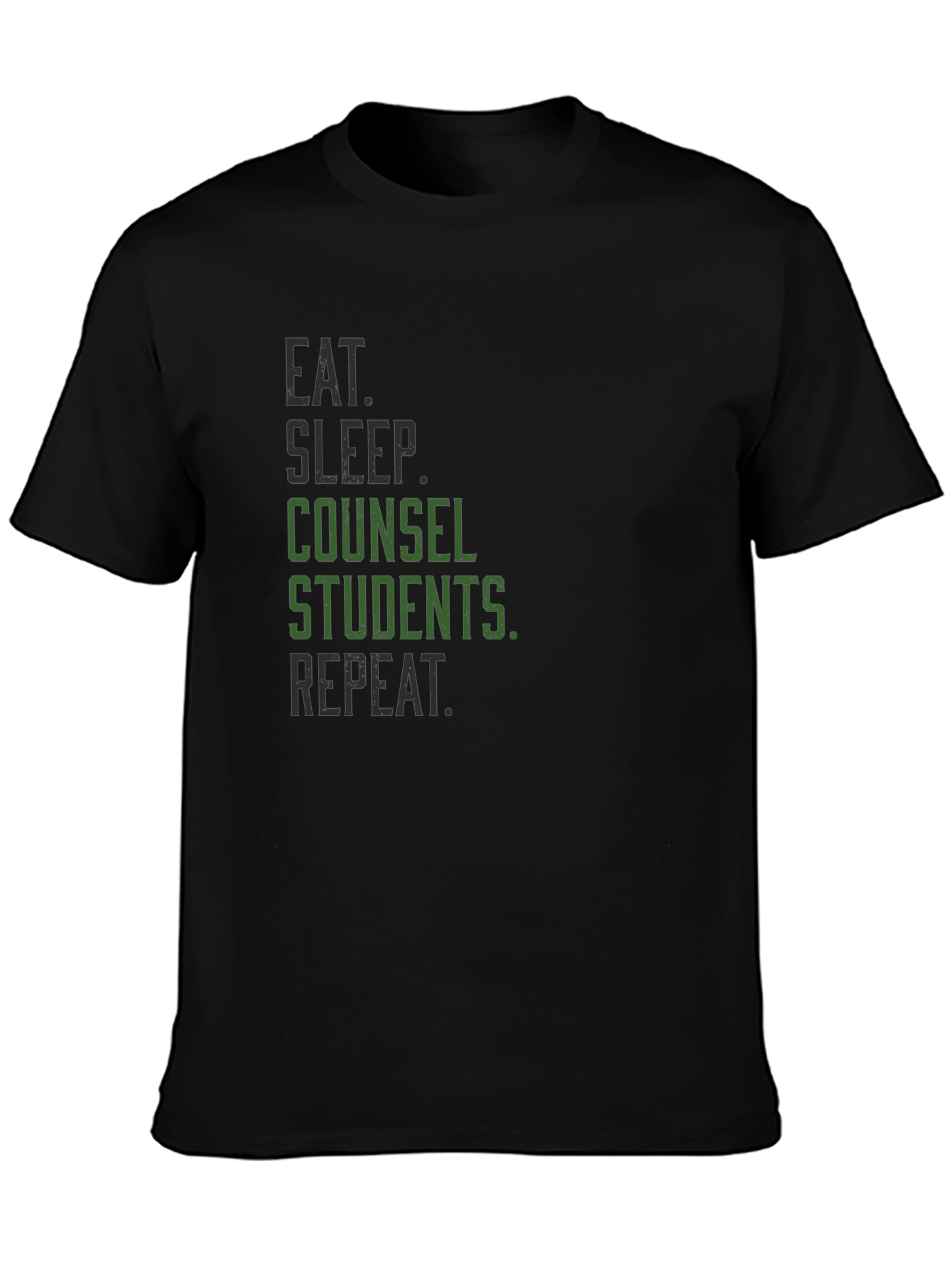 Counsel Students T-Shirt - Black Graphic Tee