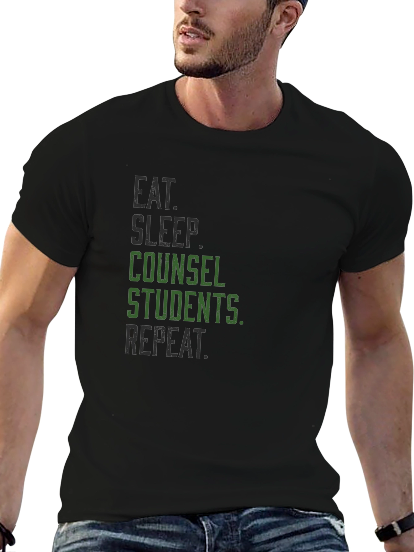 Counsel Students T-Shirt - Black Graphic Tee