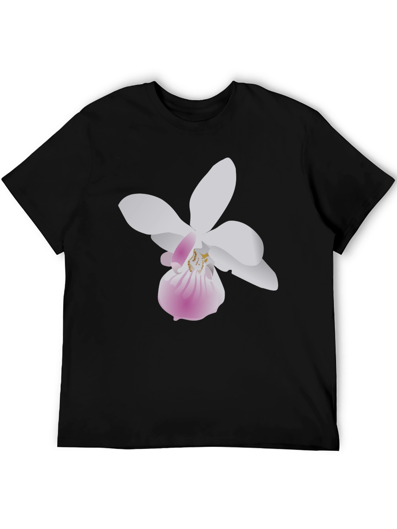 Floral Graphic Tee - Black Unisex T-Shirt