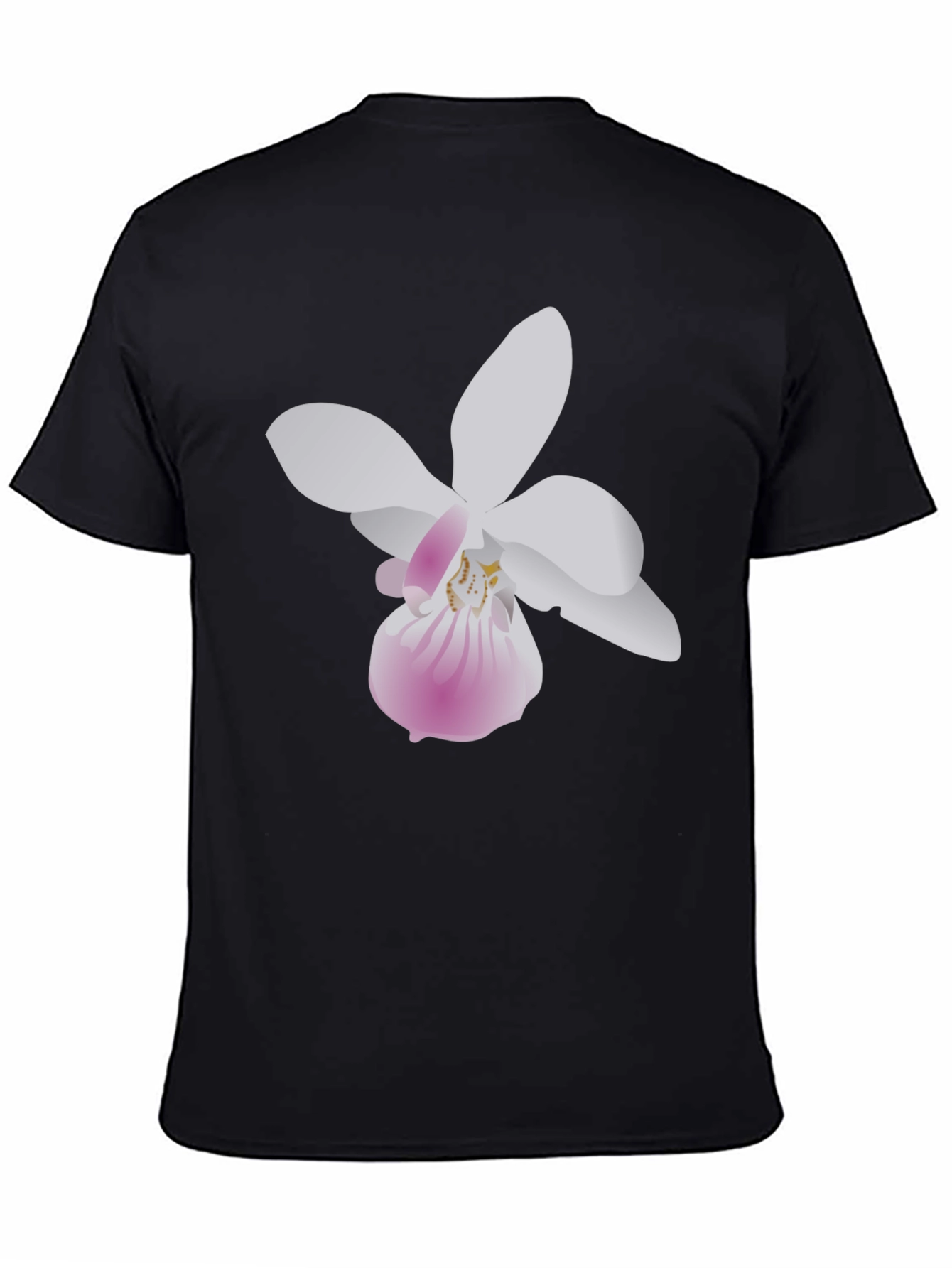 Floral Graphic Tee - Black Unisex T-Shirt