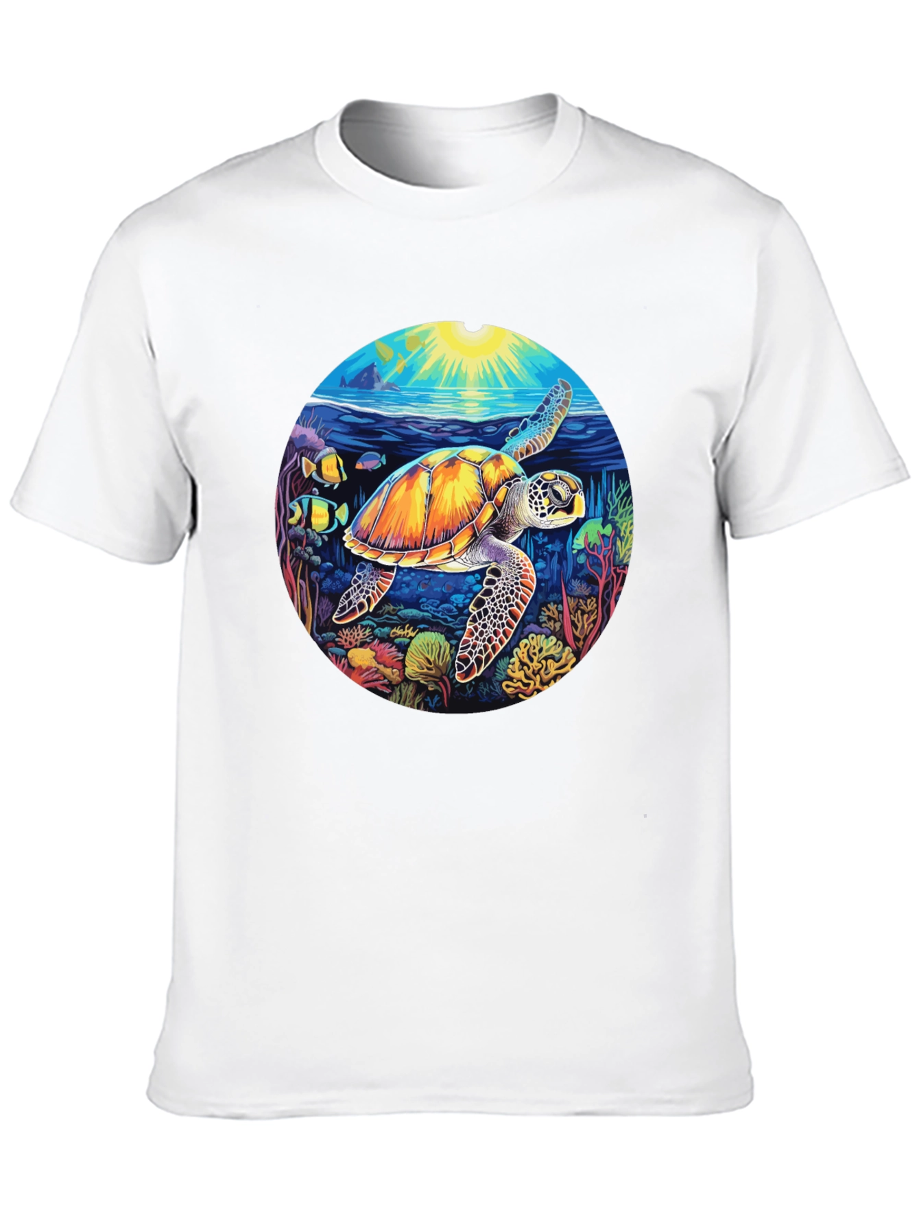 Turtle Reef Graphic Tee - Black