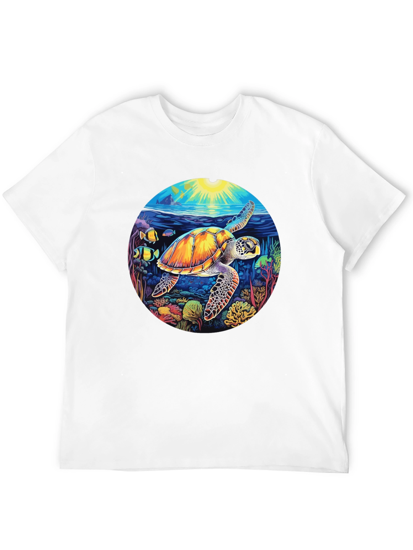 Turtle Reef Graphic Tee - Black