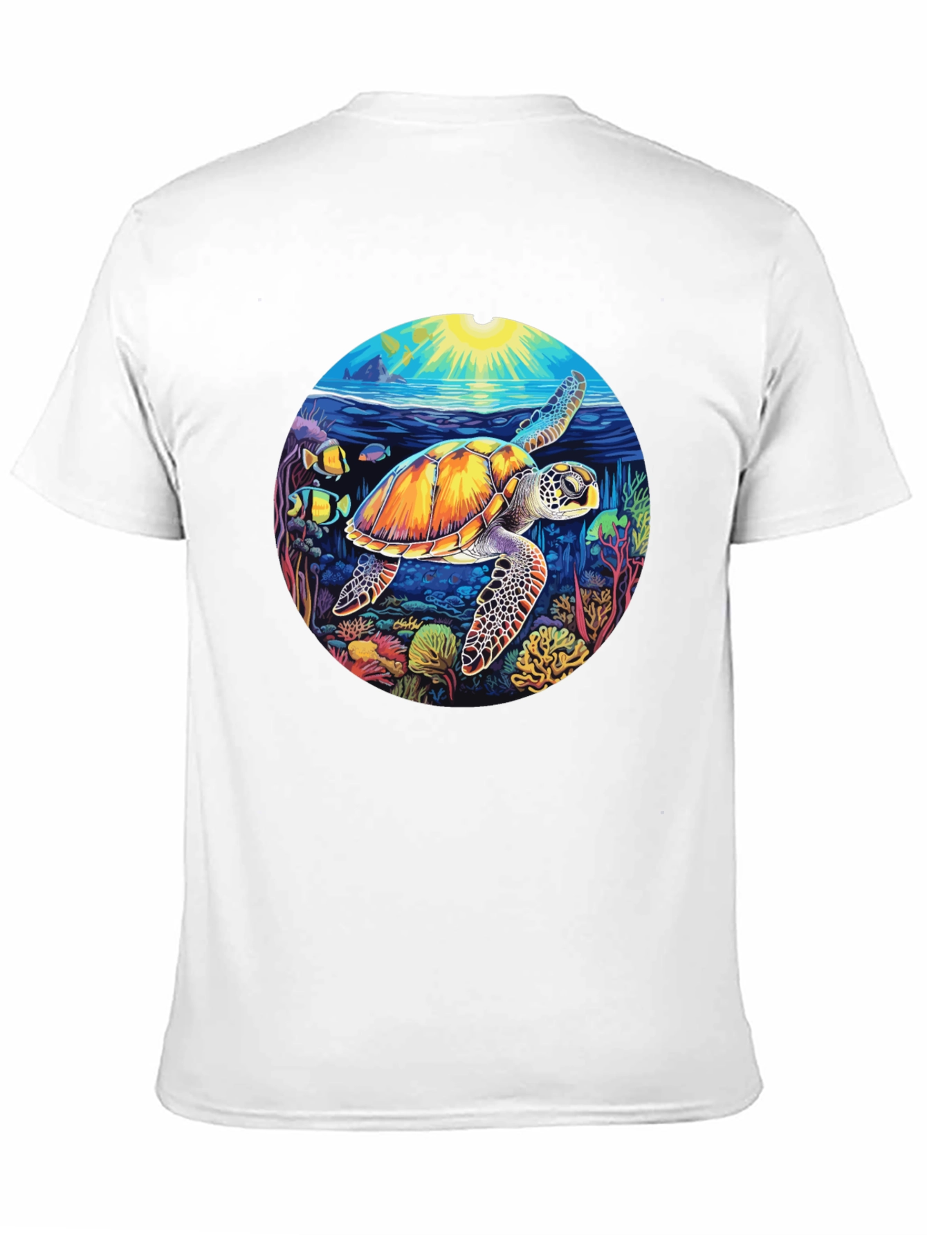 Turtle Reef Graphic Tee - Black