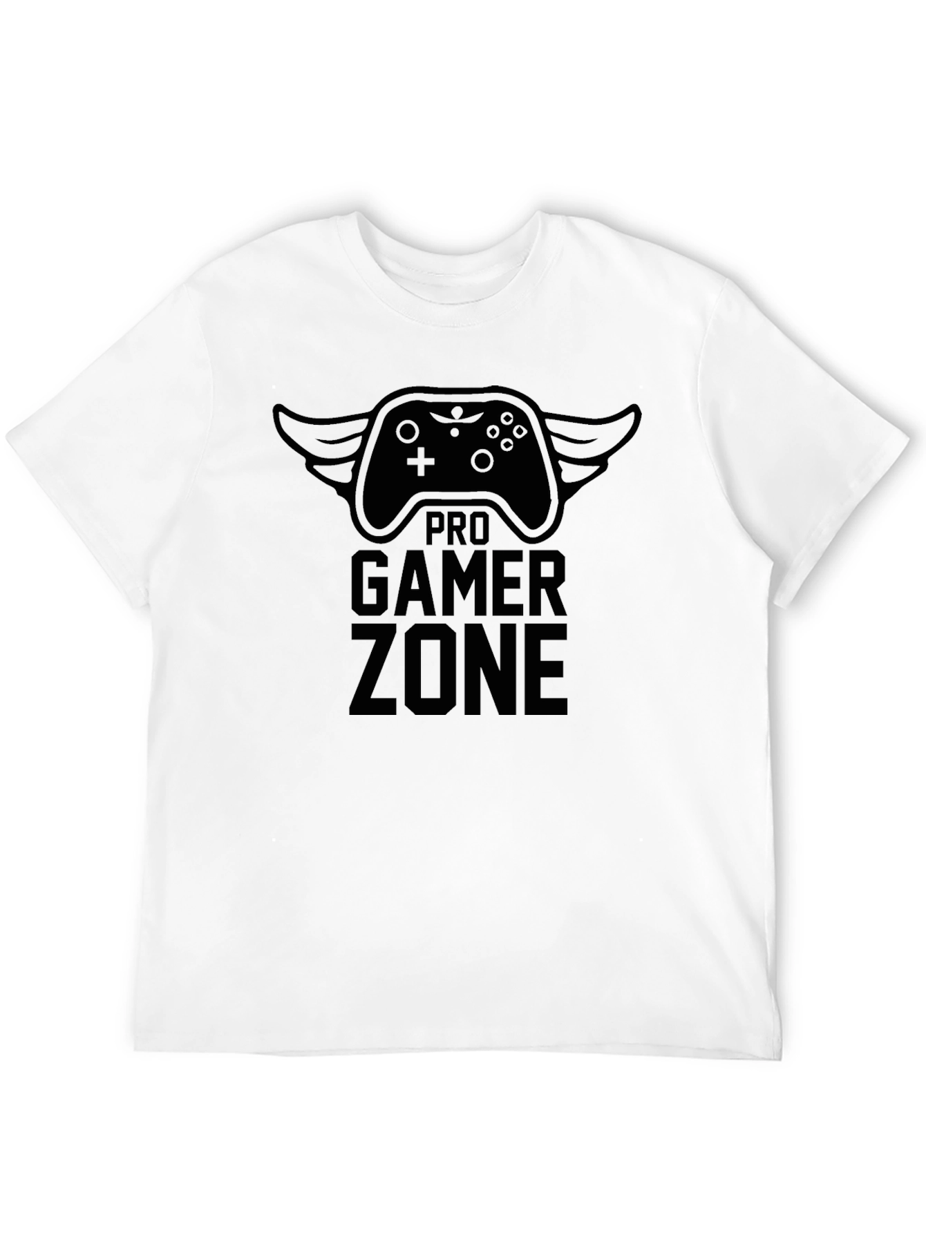 Pro Gamer Zone Black Graphic T-Shirt