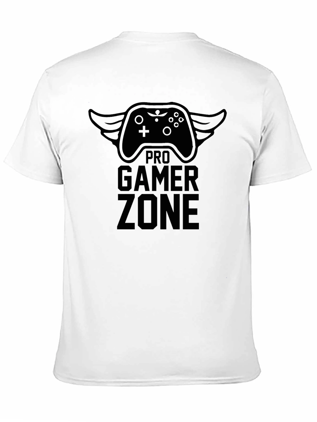 Pro Gamer Zone Black Graphic T-Shirt