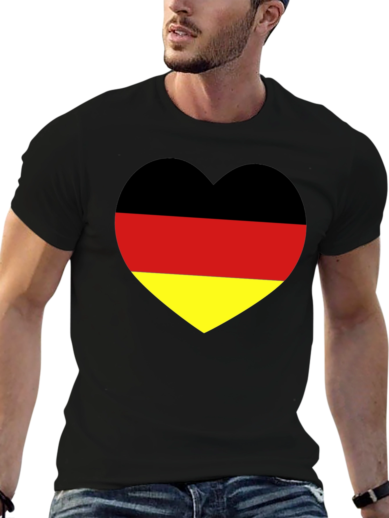 German Flag Heart T-Shirt