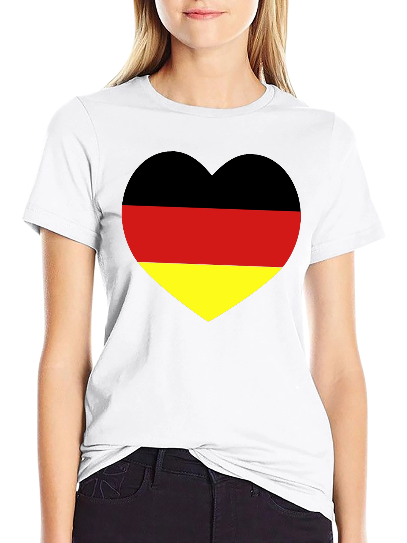 German Flag Heart T-Shirt
