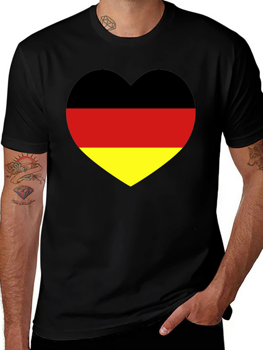 German Flag Heart T-Shirt