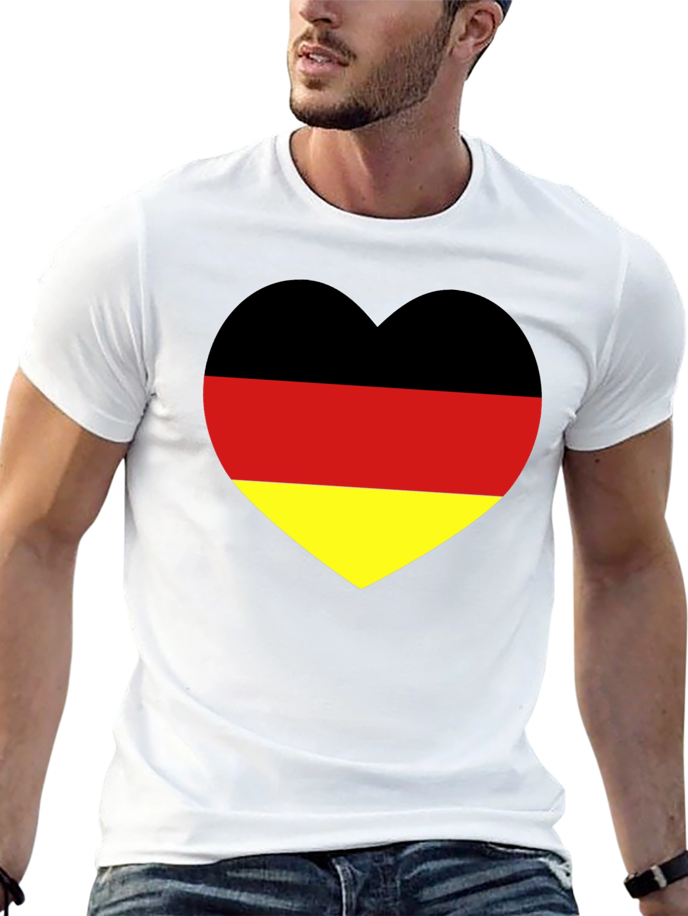 German Flag Heart T-Shirt