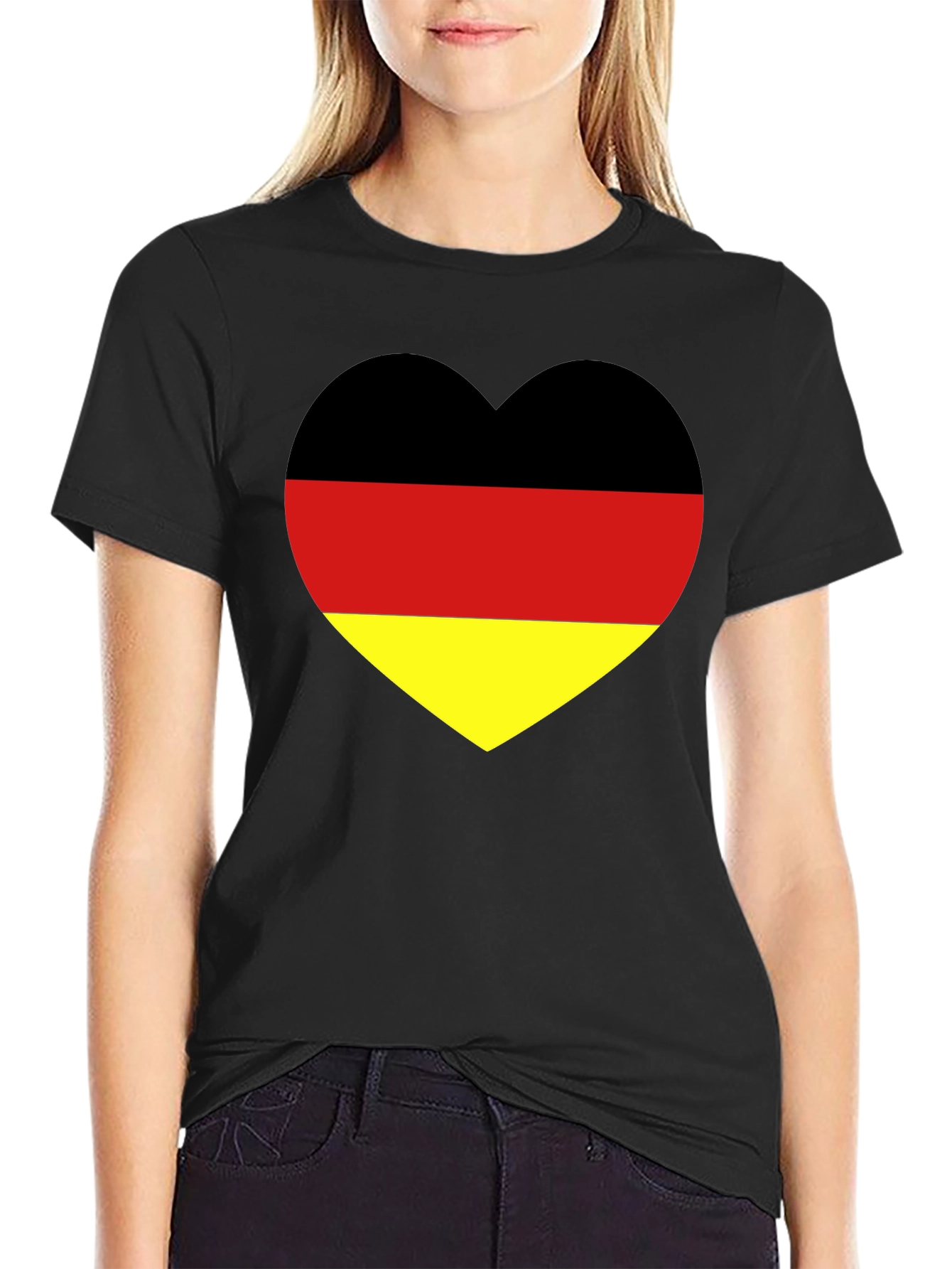 German Flag Heart T-Shirt