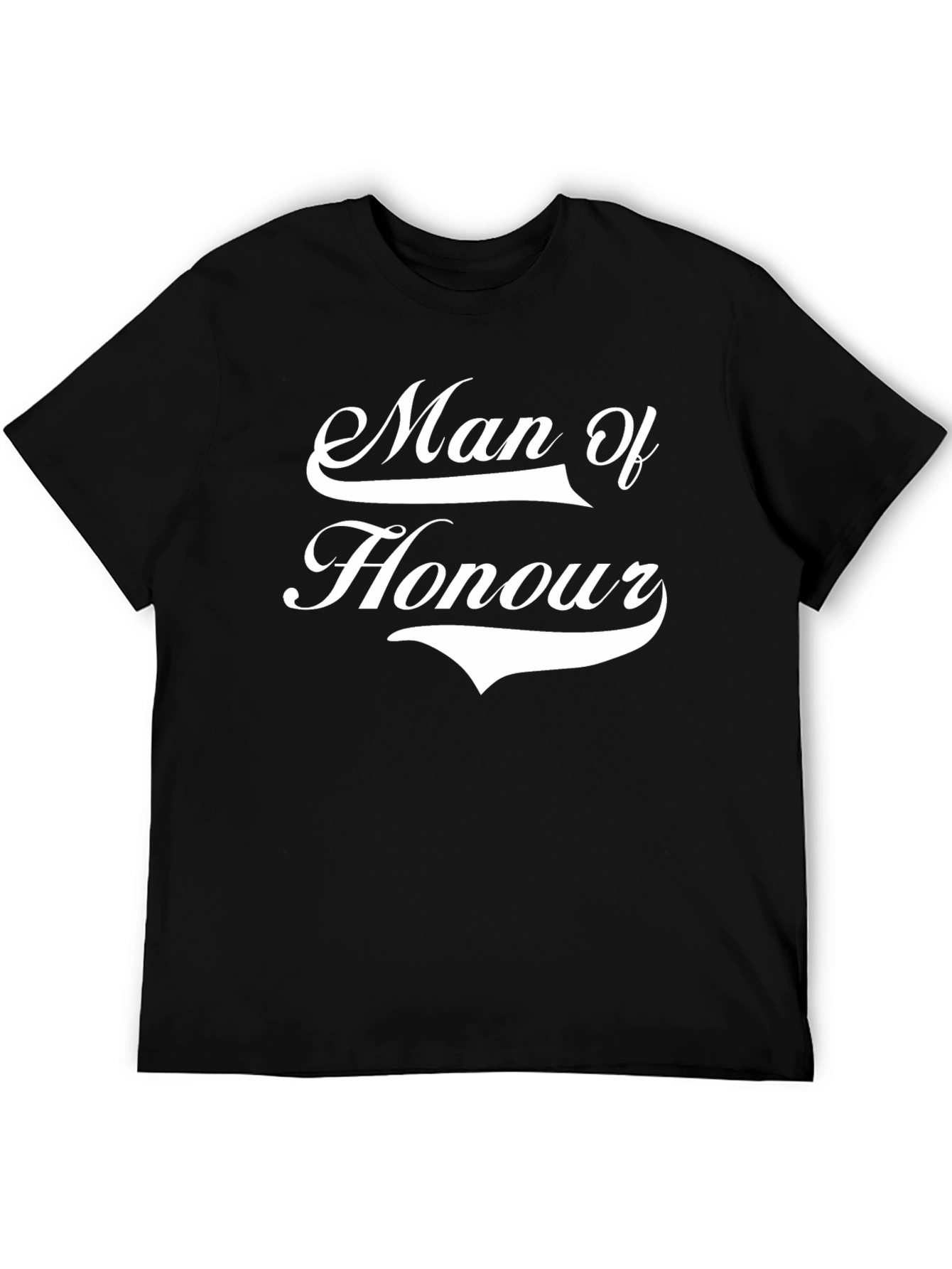 Man of Honour Graphic T-Shirt - Black