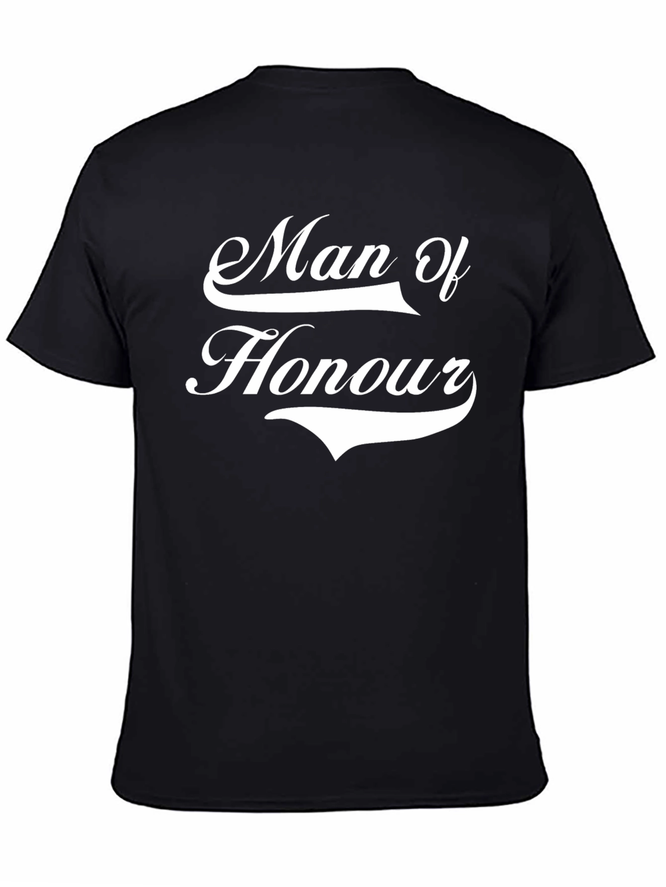 Man of Honour Graphic T-Shirt - Black