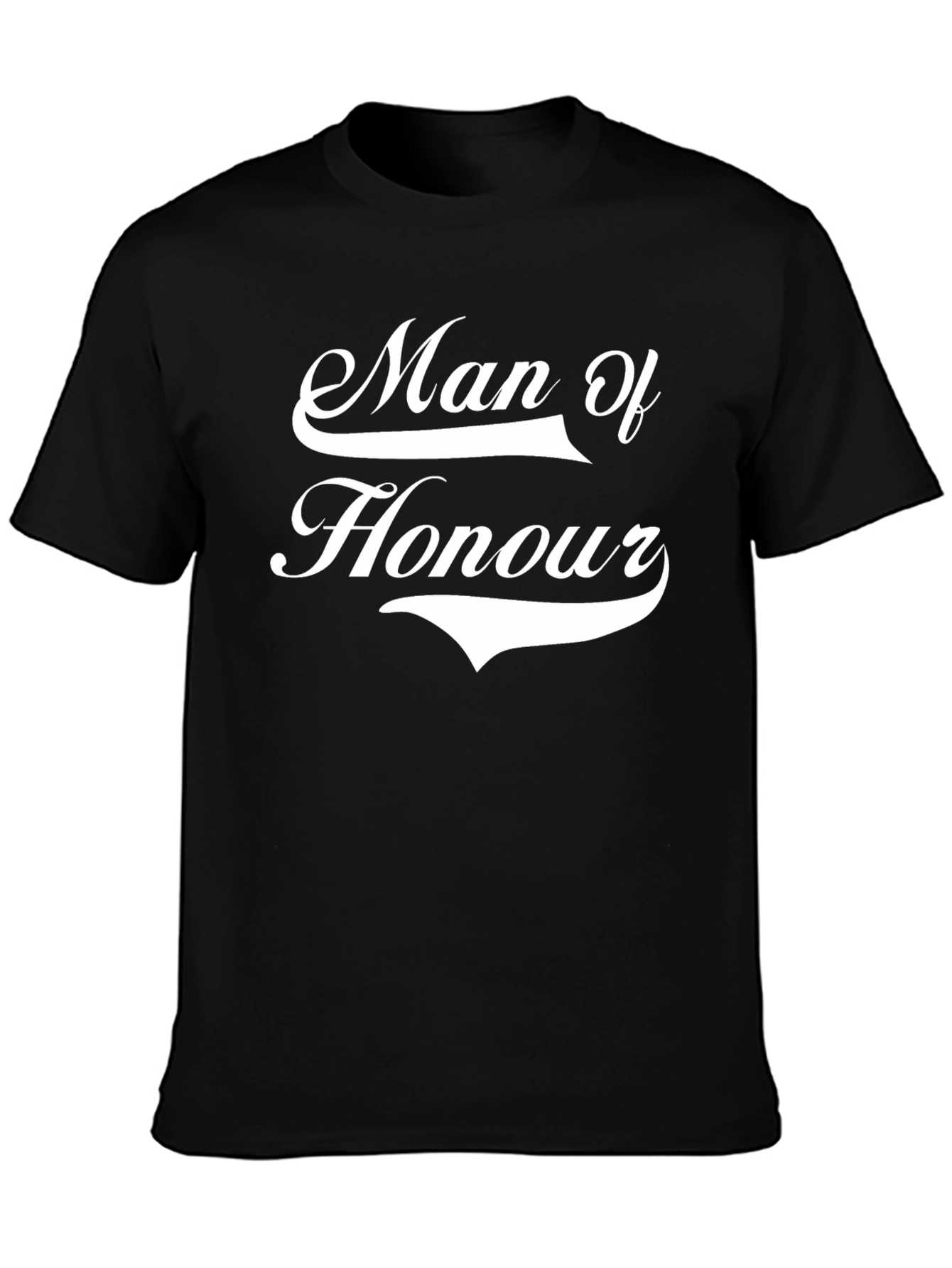 Man of Honour Graphic T-Shirt - Black