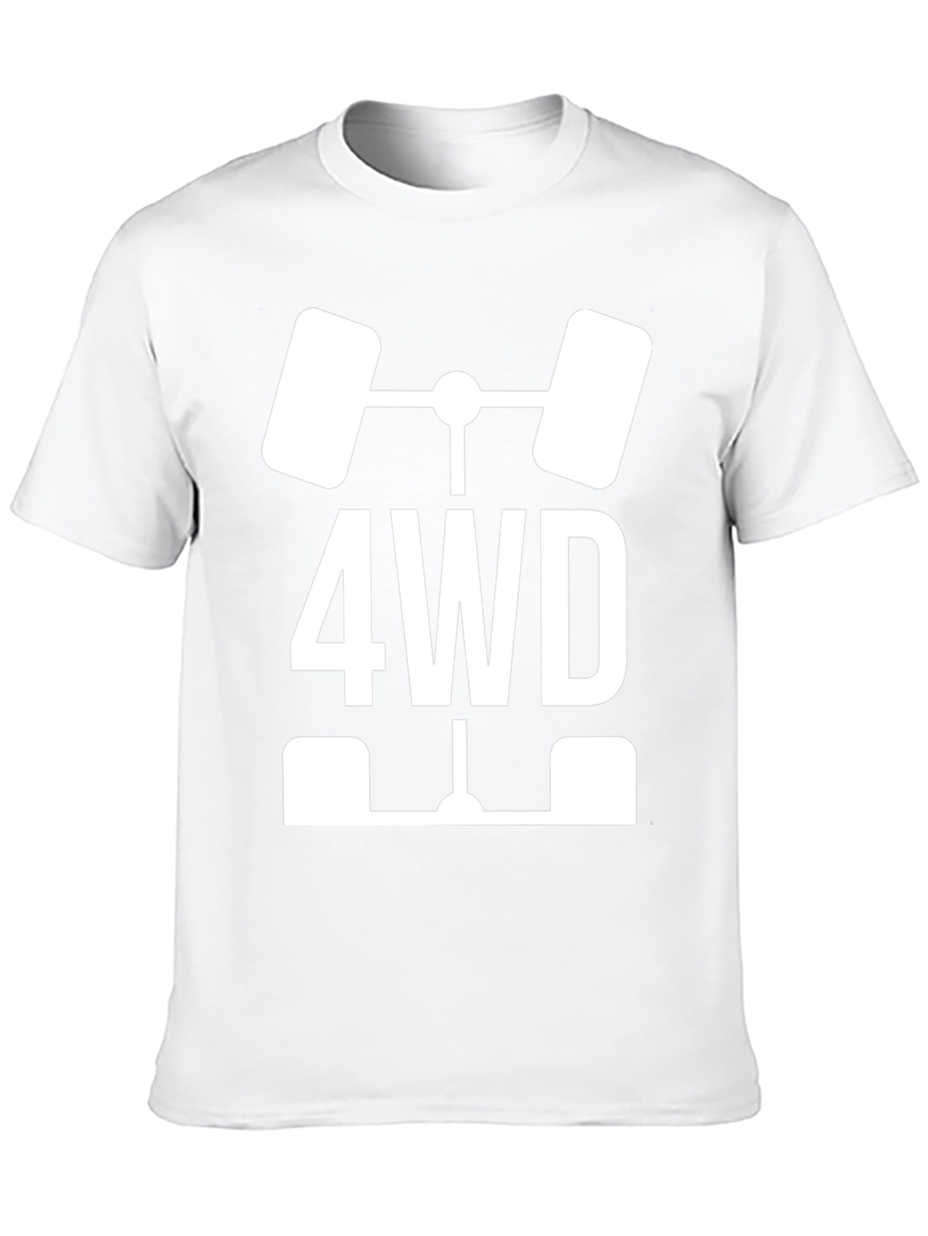 4WD Graphic Tee - Black Cotton Blend
