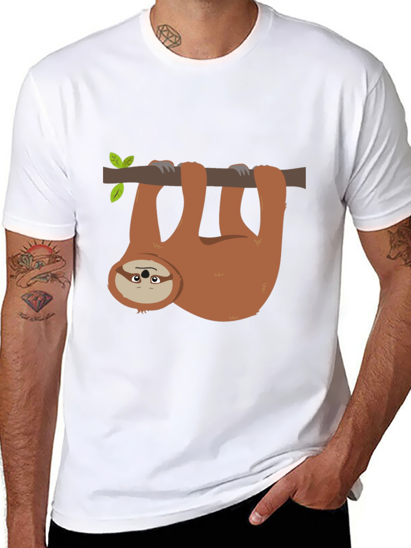 Sloth Graphic T-Shirt - Relaxed & Comfy