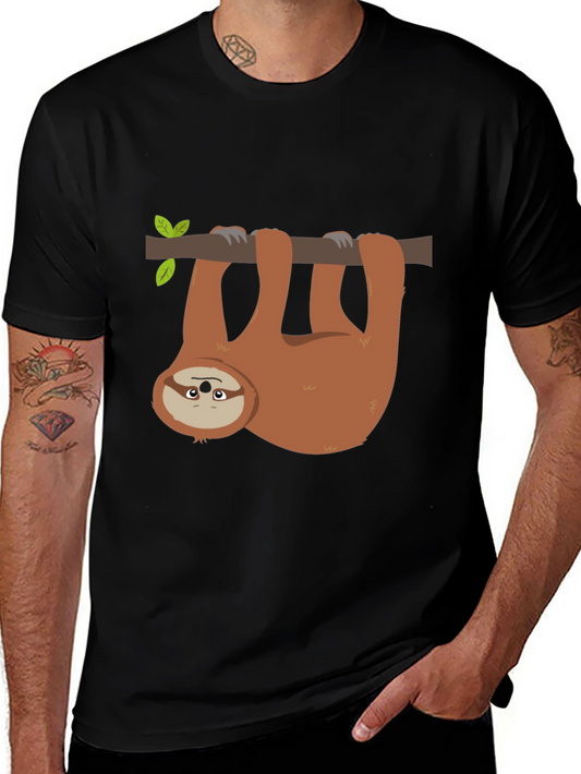 Sloth Graphic T-Shirt - Relaxed & Comfy
