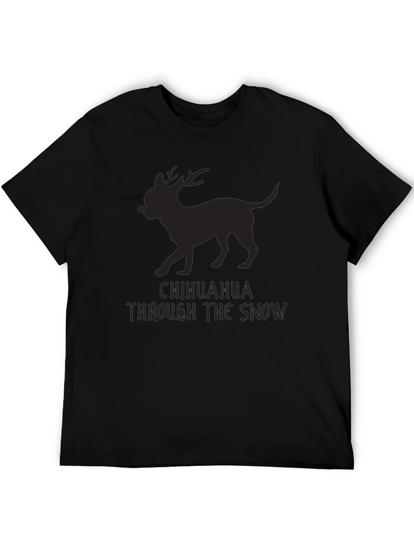 Chihuahua Through the Snow Novelty T-Shirt