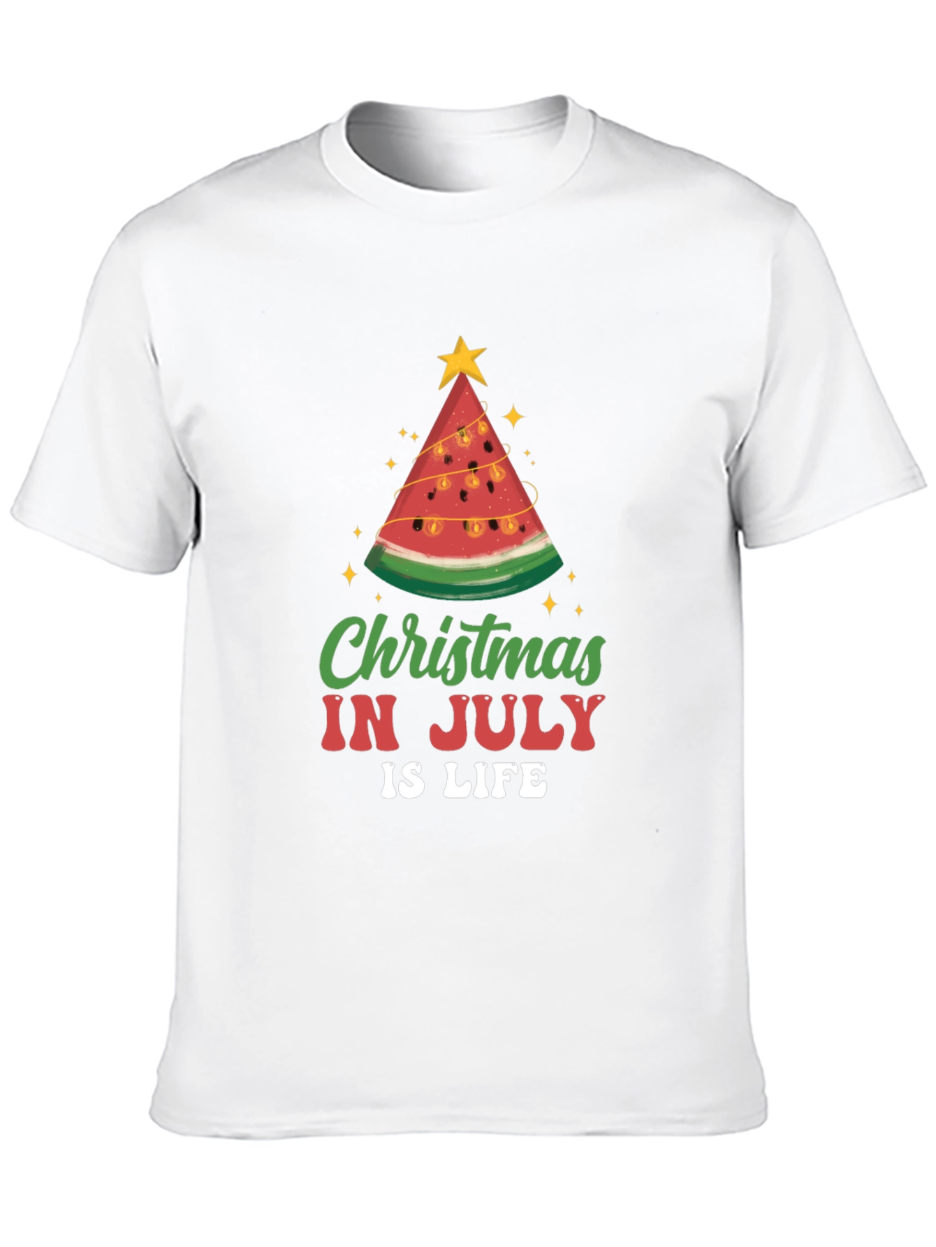 Christmas in July T-Shirt - Watermelon Tree Tee