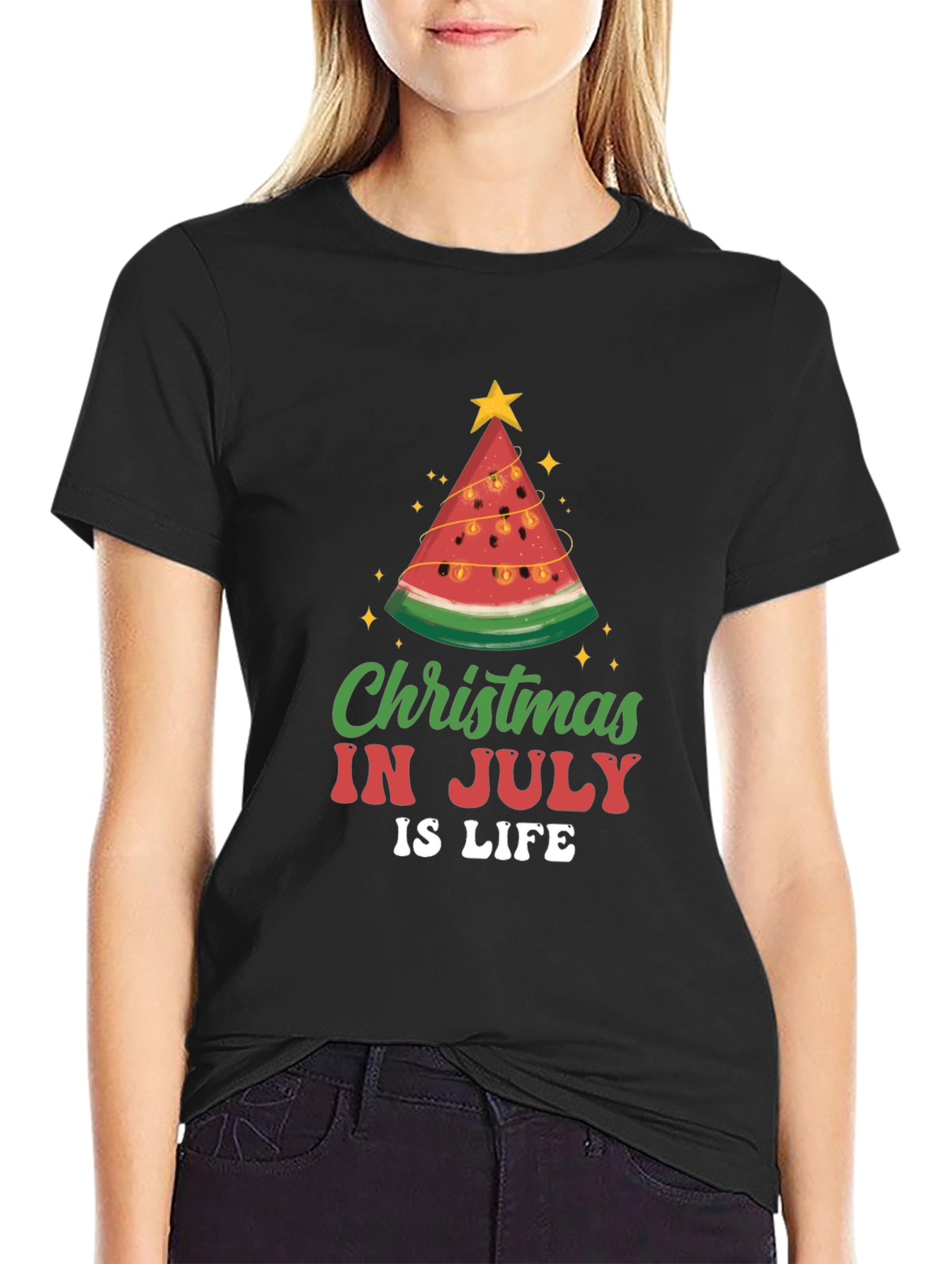 Christmas in July T-Shirt - Watermelon Tree Tee