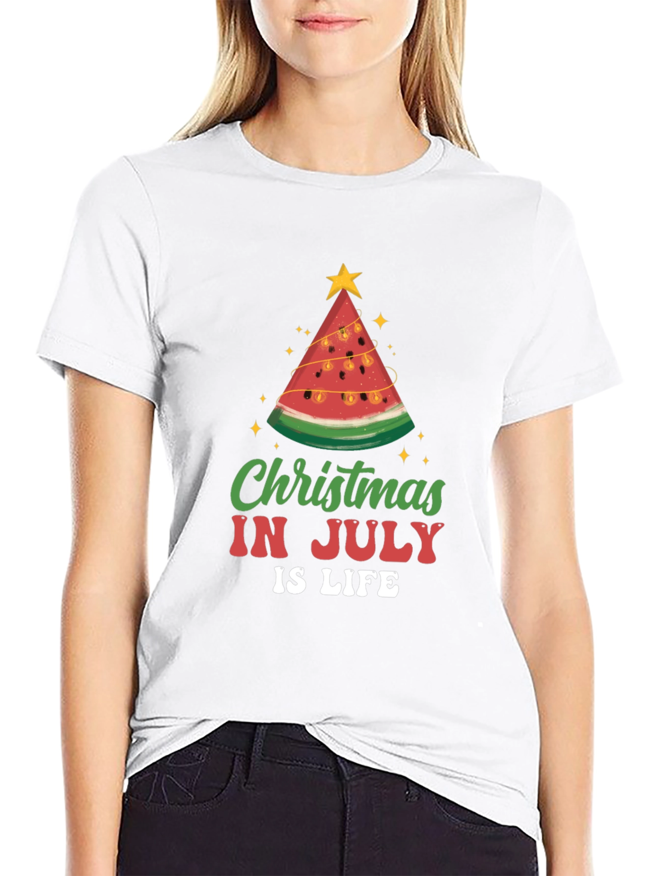Christmas in July T-Shirt - Watermelon Tree Tee